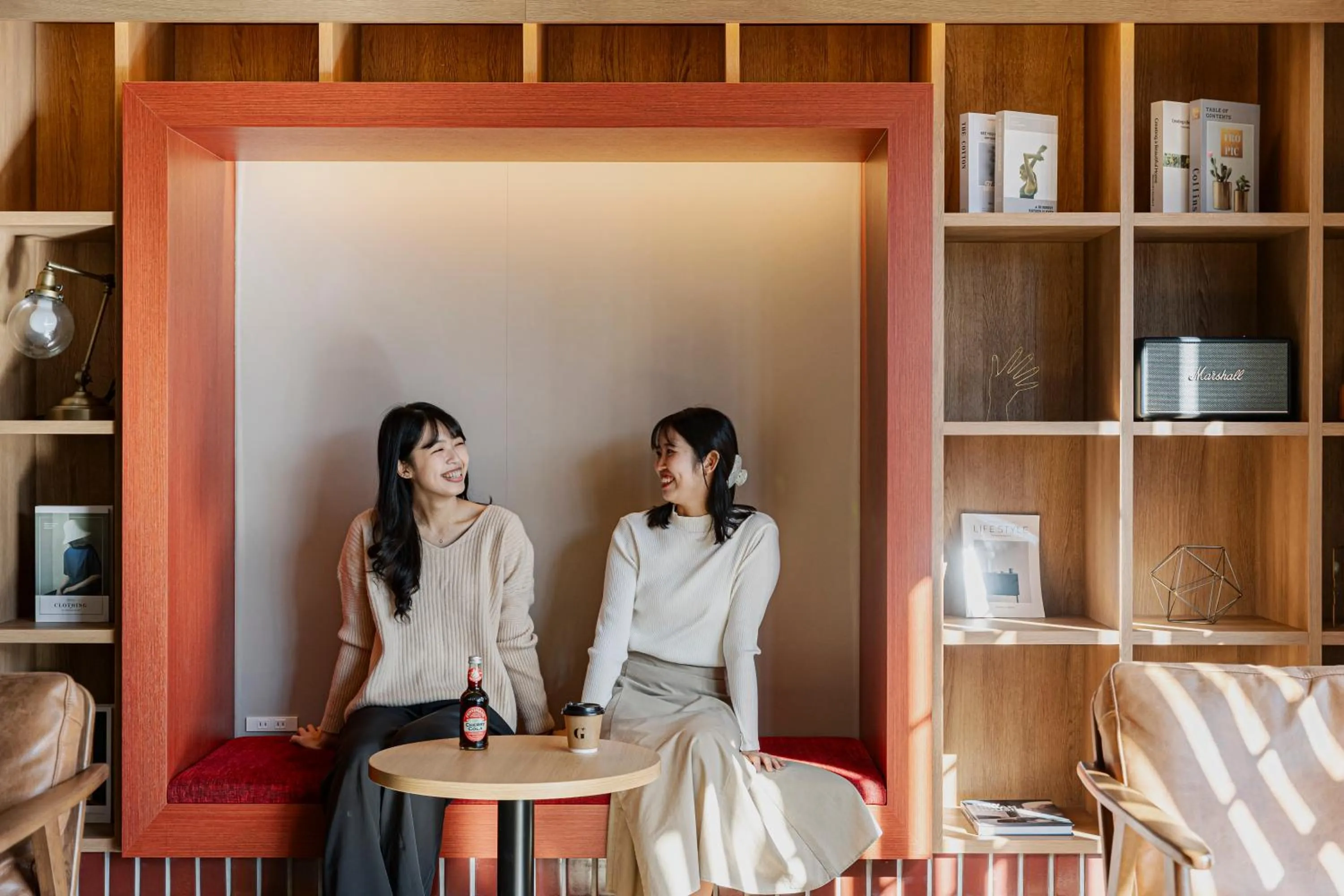 Communal lounge/ TV room in GEMS YUFUIN Hotel and Spa Cafe Bar