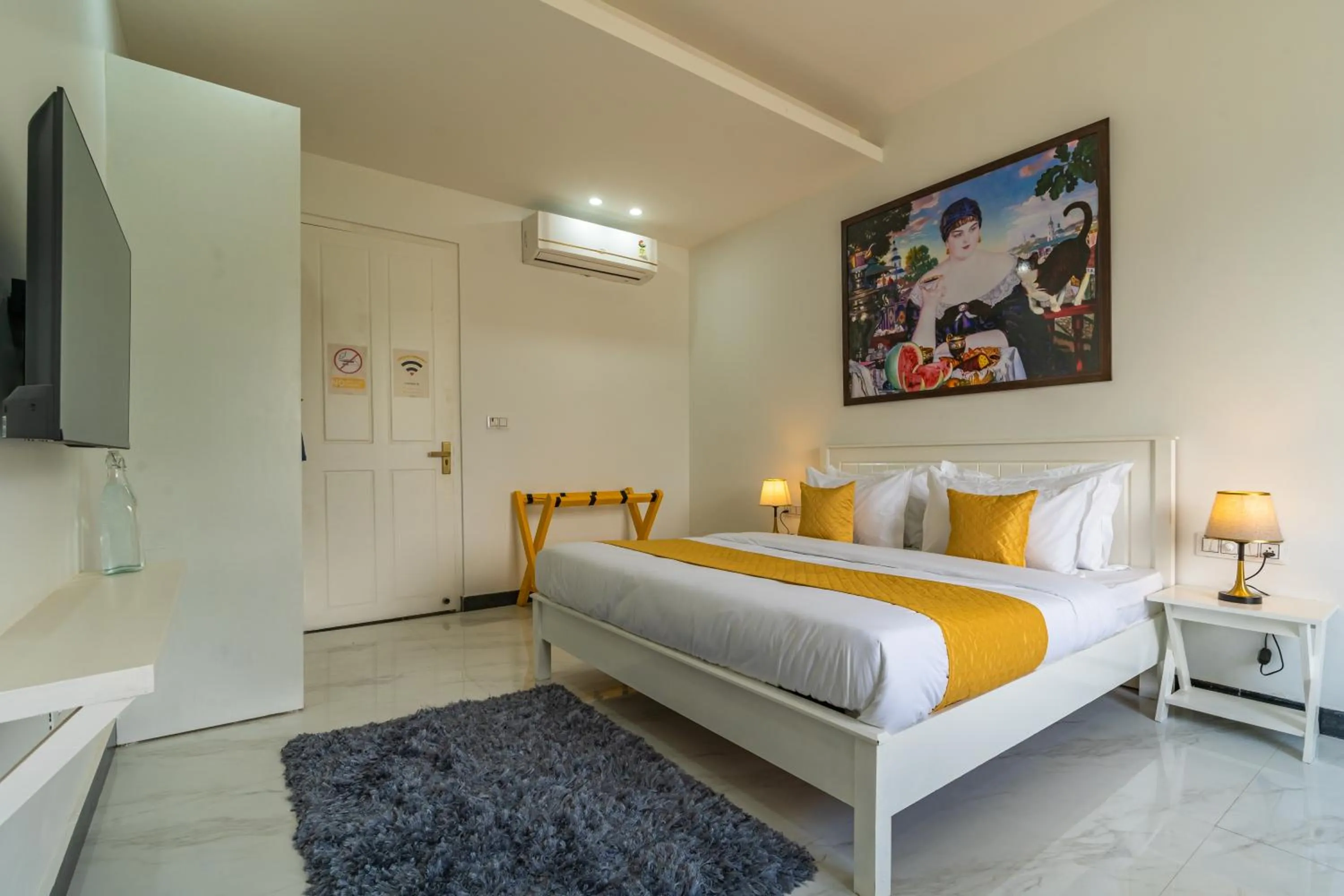 Bed in The Social Stays Dehradun