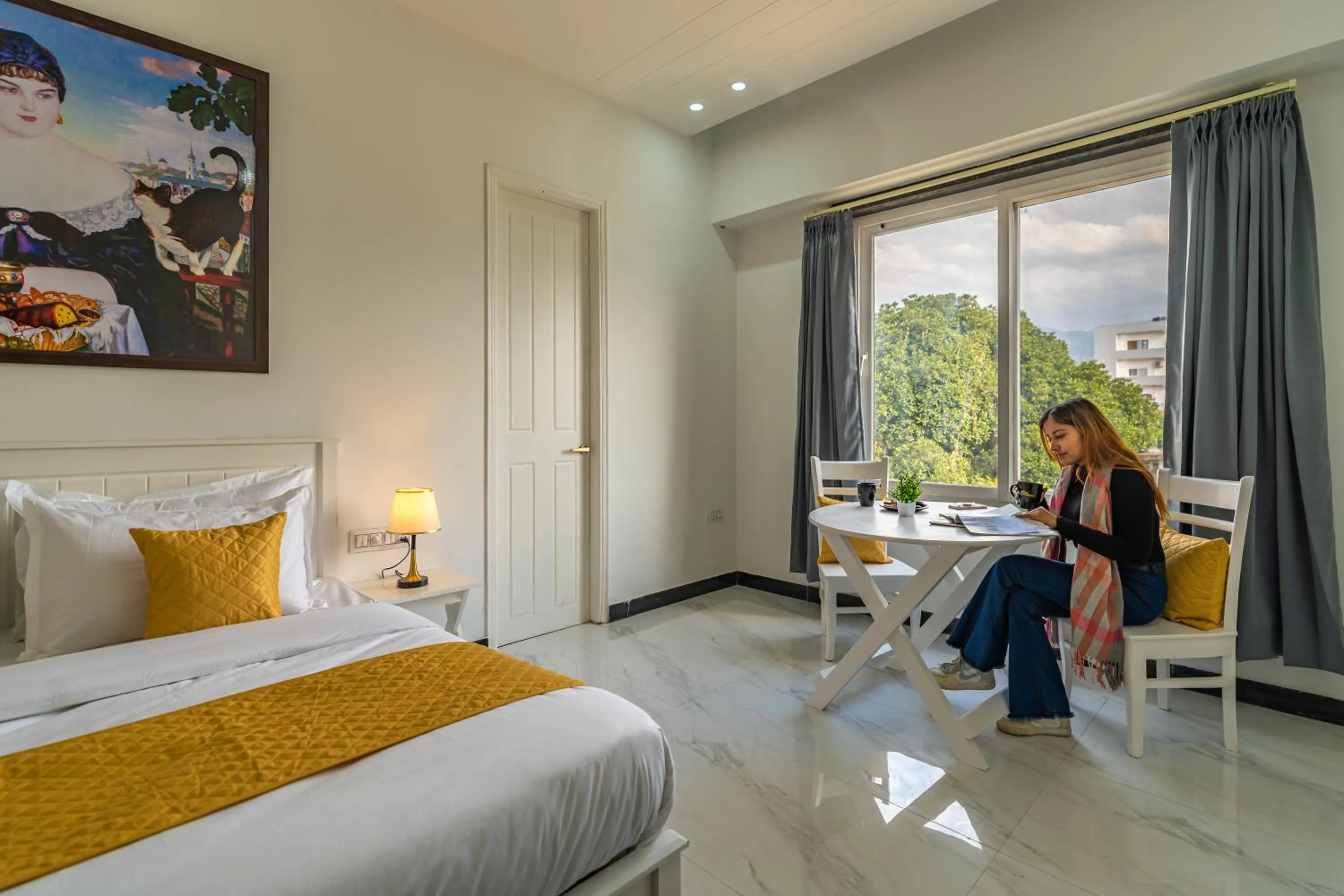 Bed in The Social Stays Dehradun