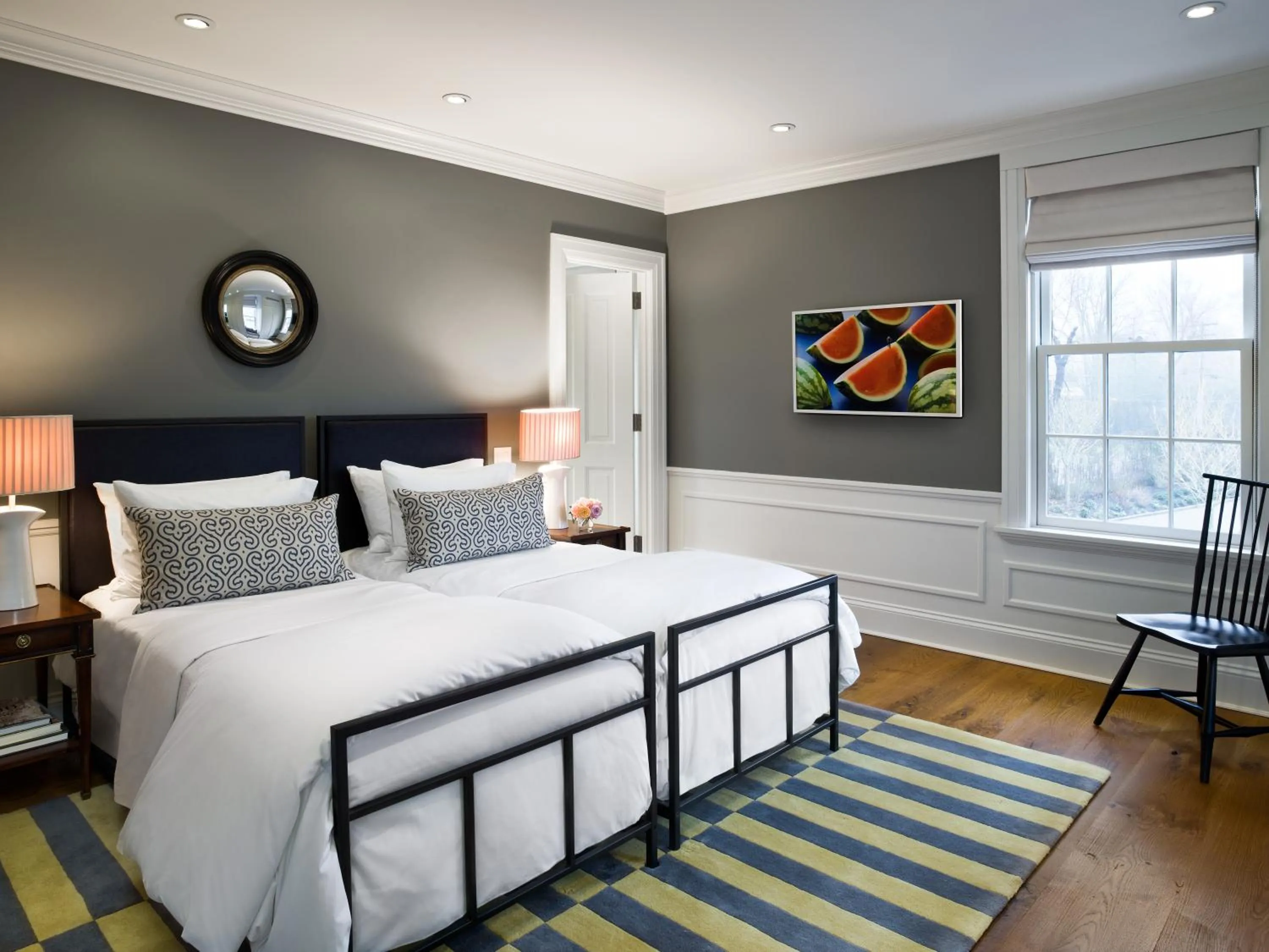 Bedroom, Bed in Topping Rose House