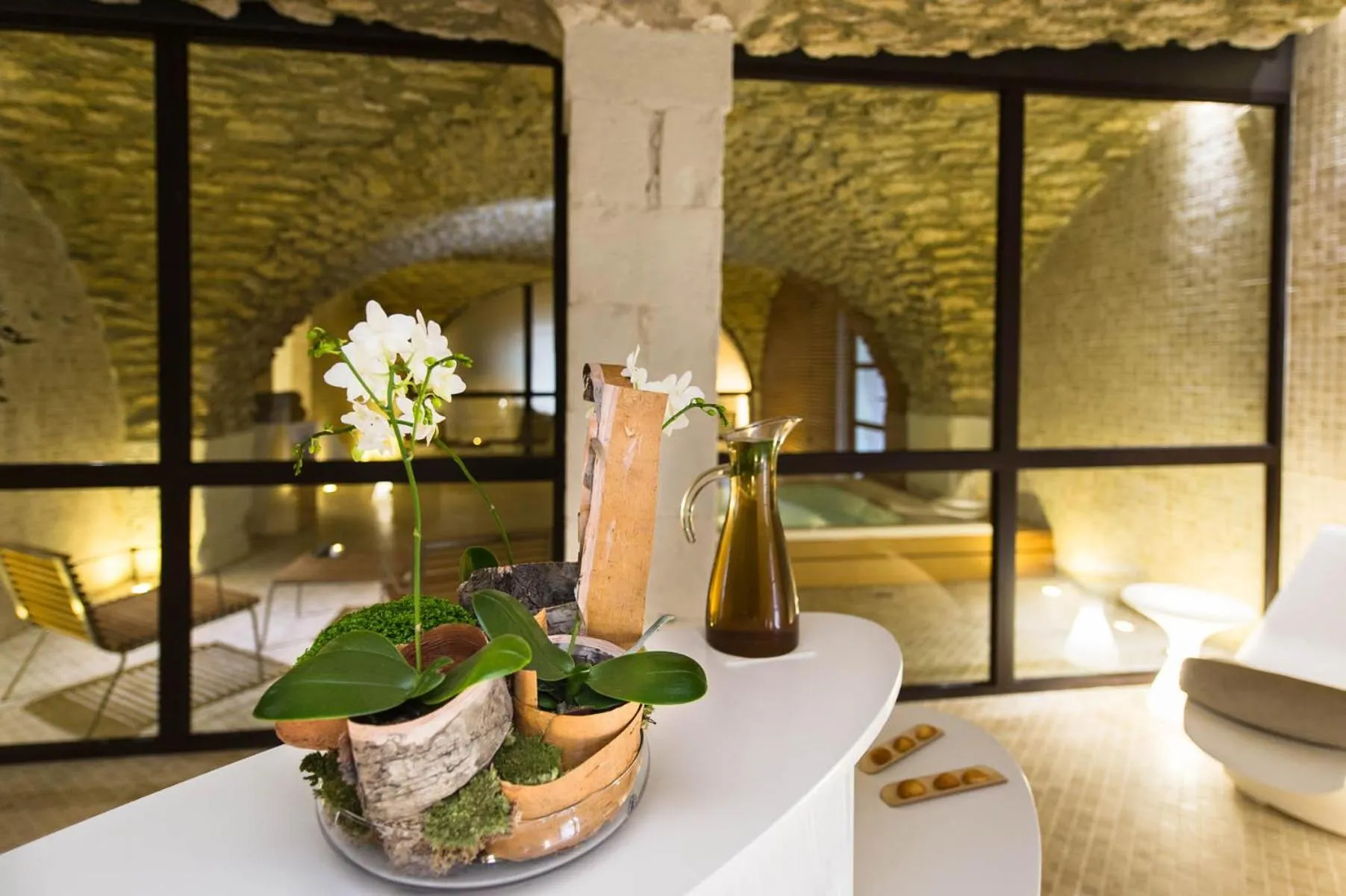 Spa and wellness centre/facilities in Moulin de Vernègues Hôtel & Spa