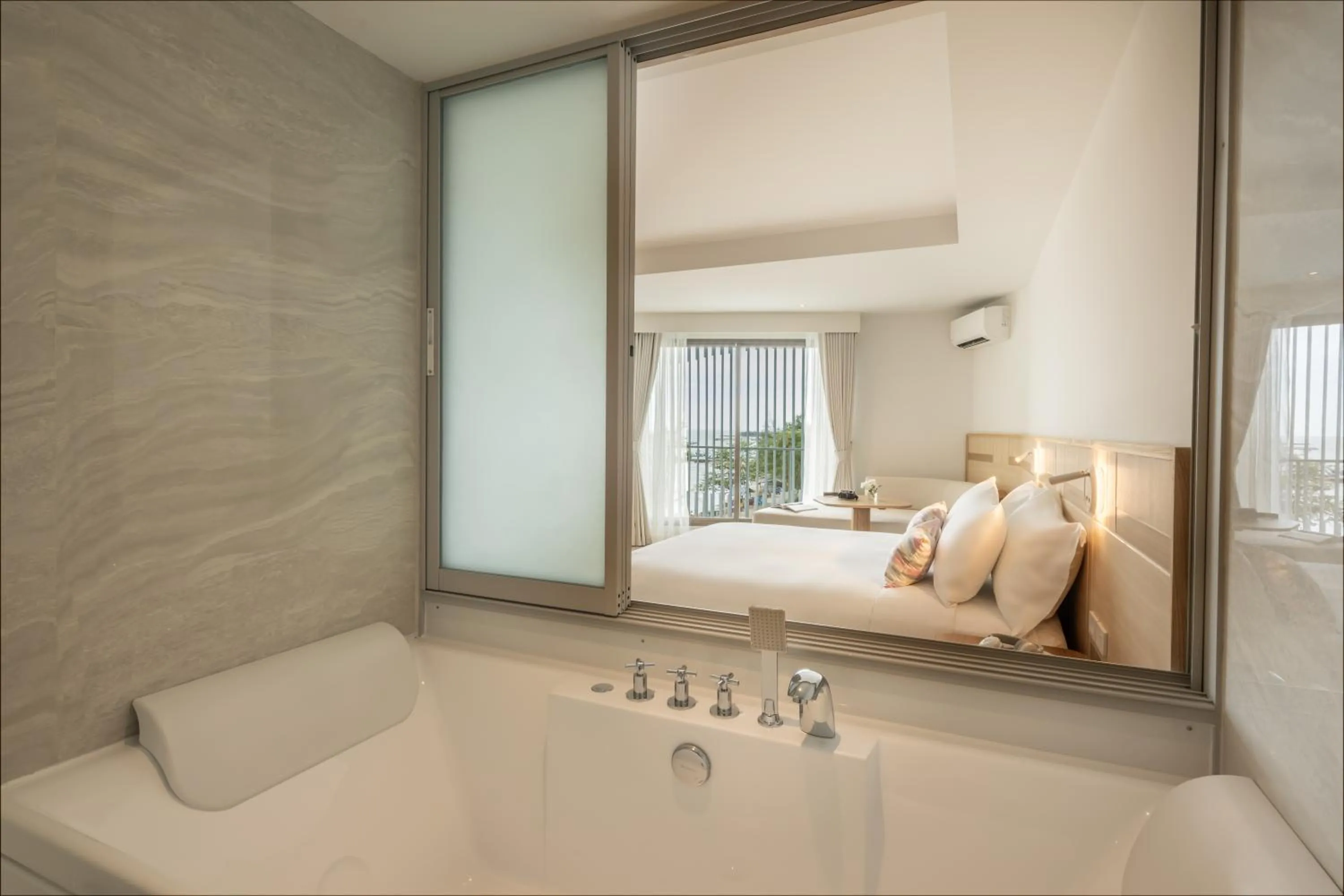 Bathroom, Bed in U Hua Hin