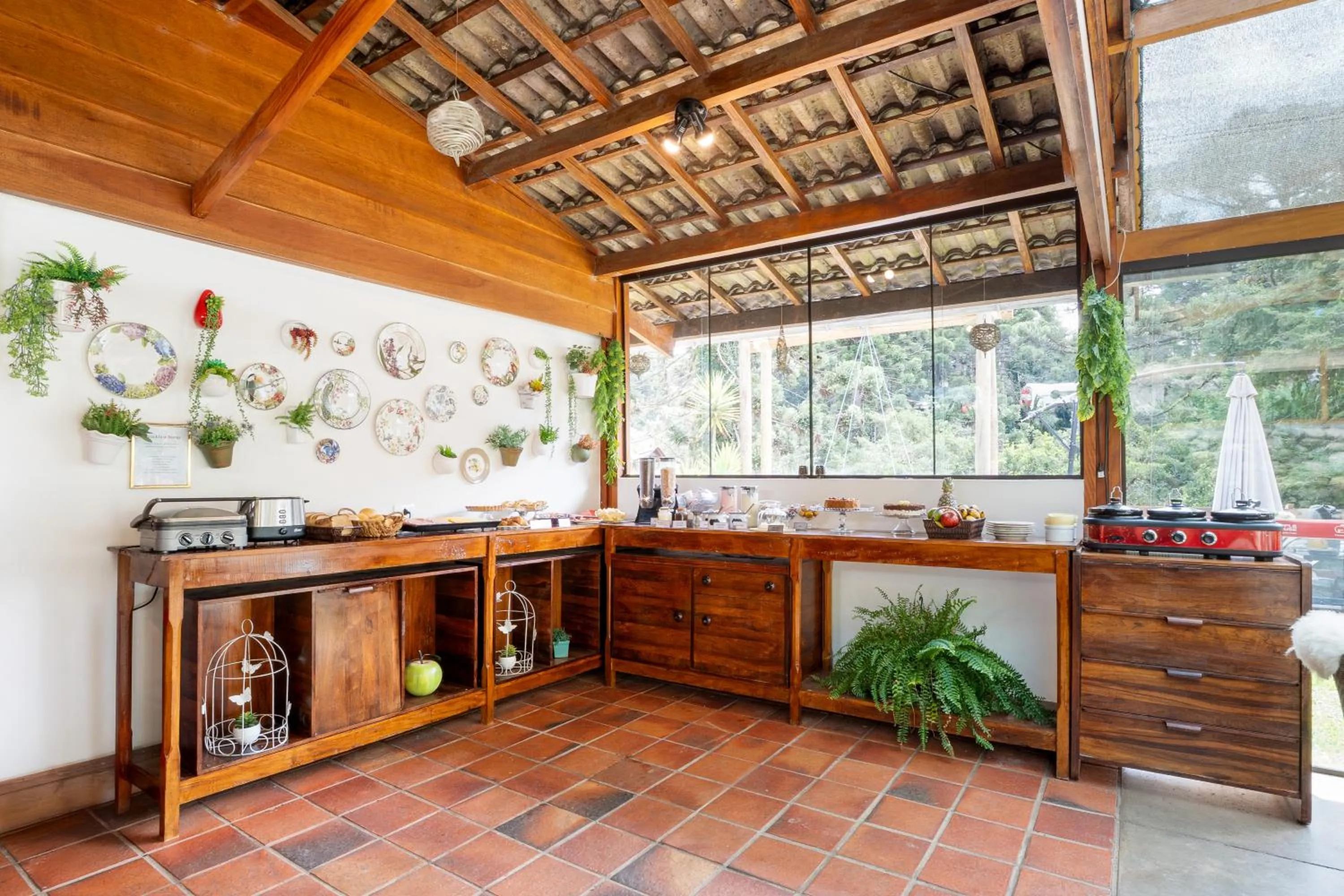 Breakfast in Pousada Apple House Campos do Jordao