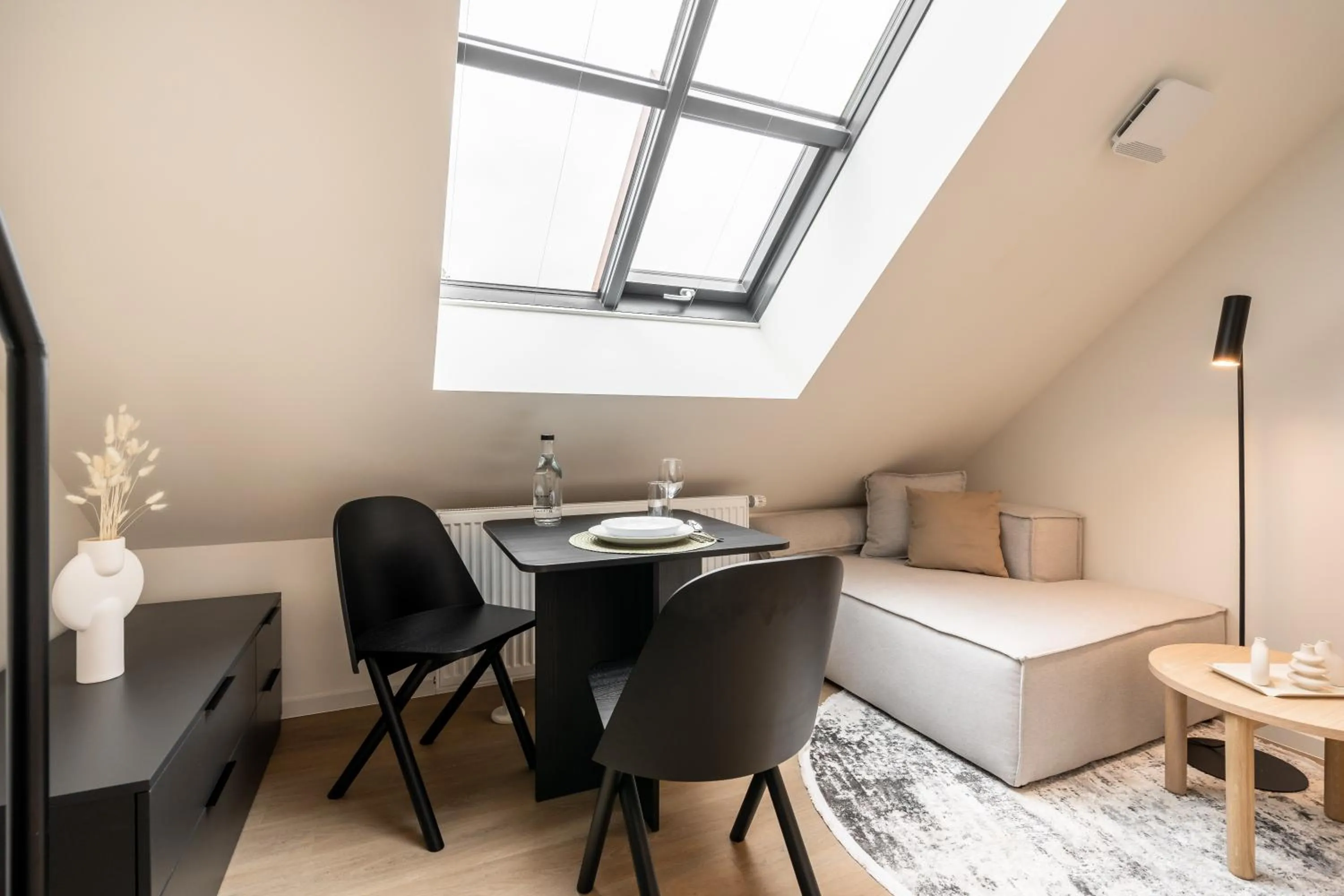 Seating area in HONEST Karlin