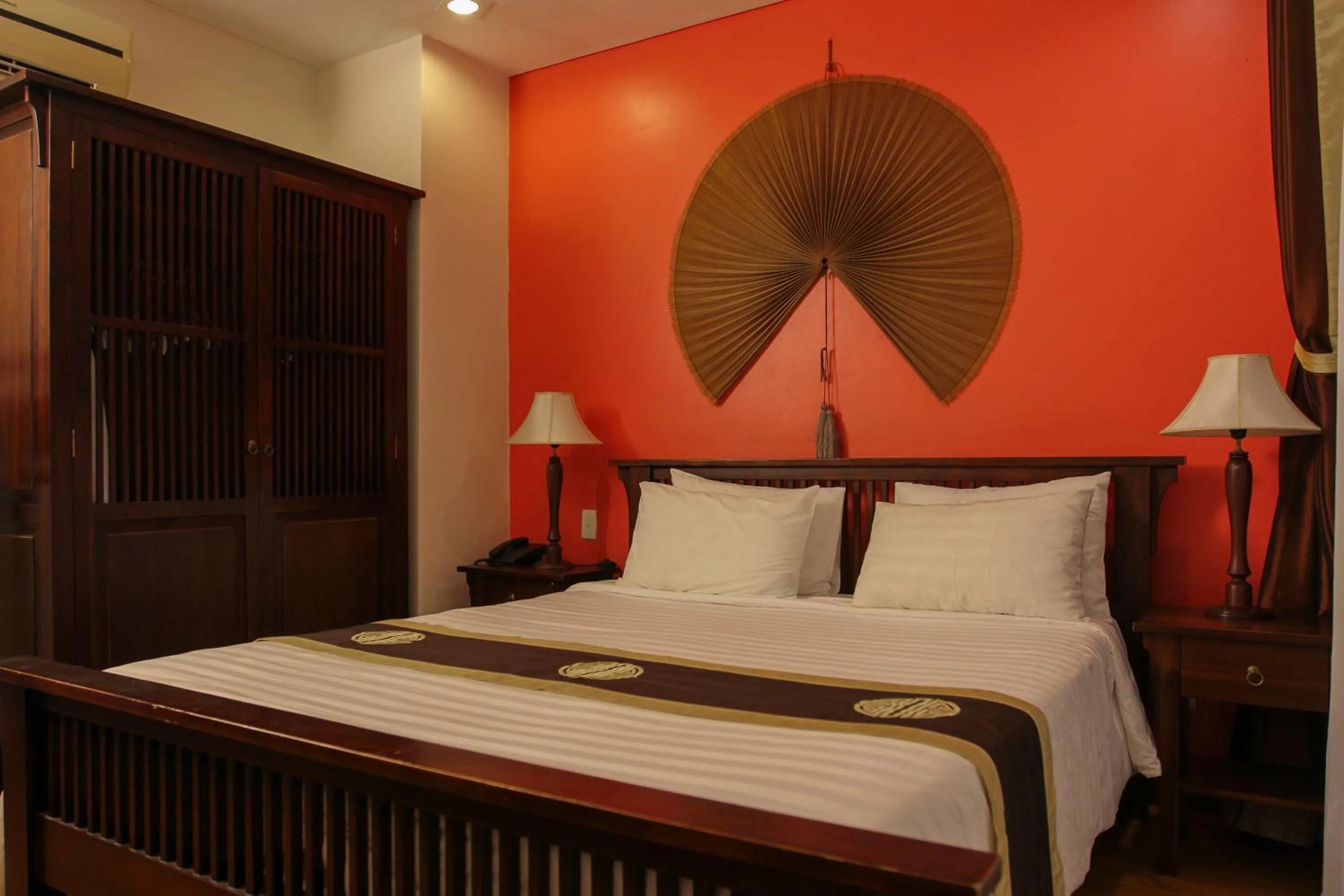 Bed in Nam Bo Boutique Hotel