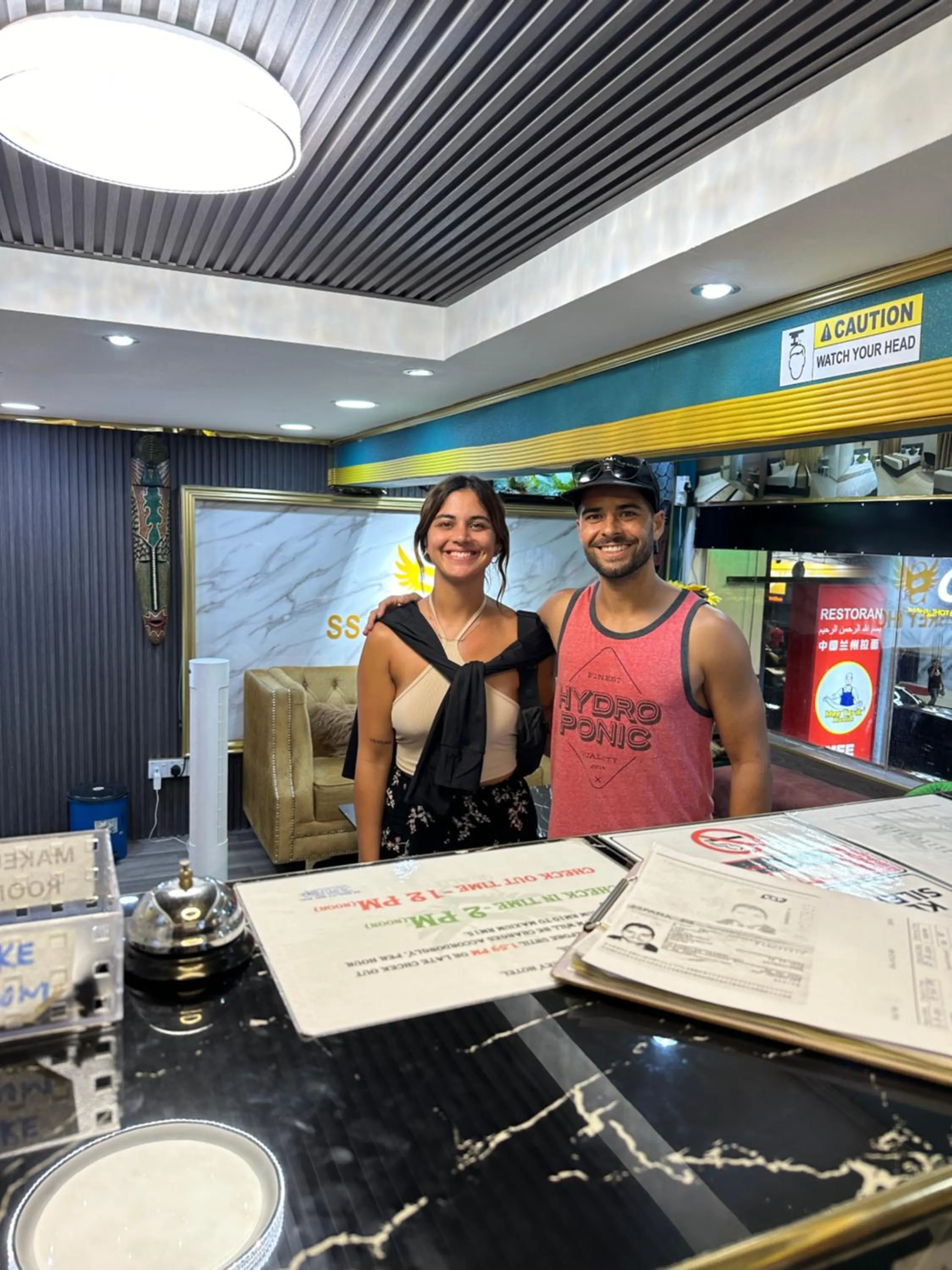 group of guests in SS Grey Hotel