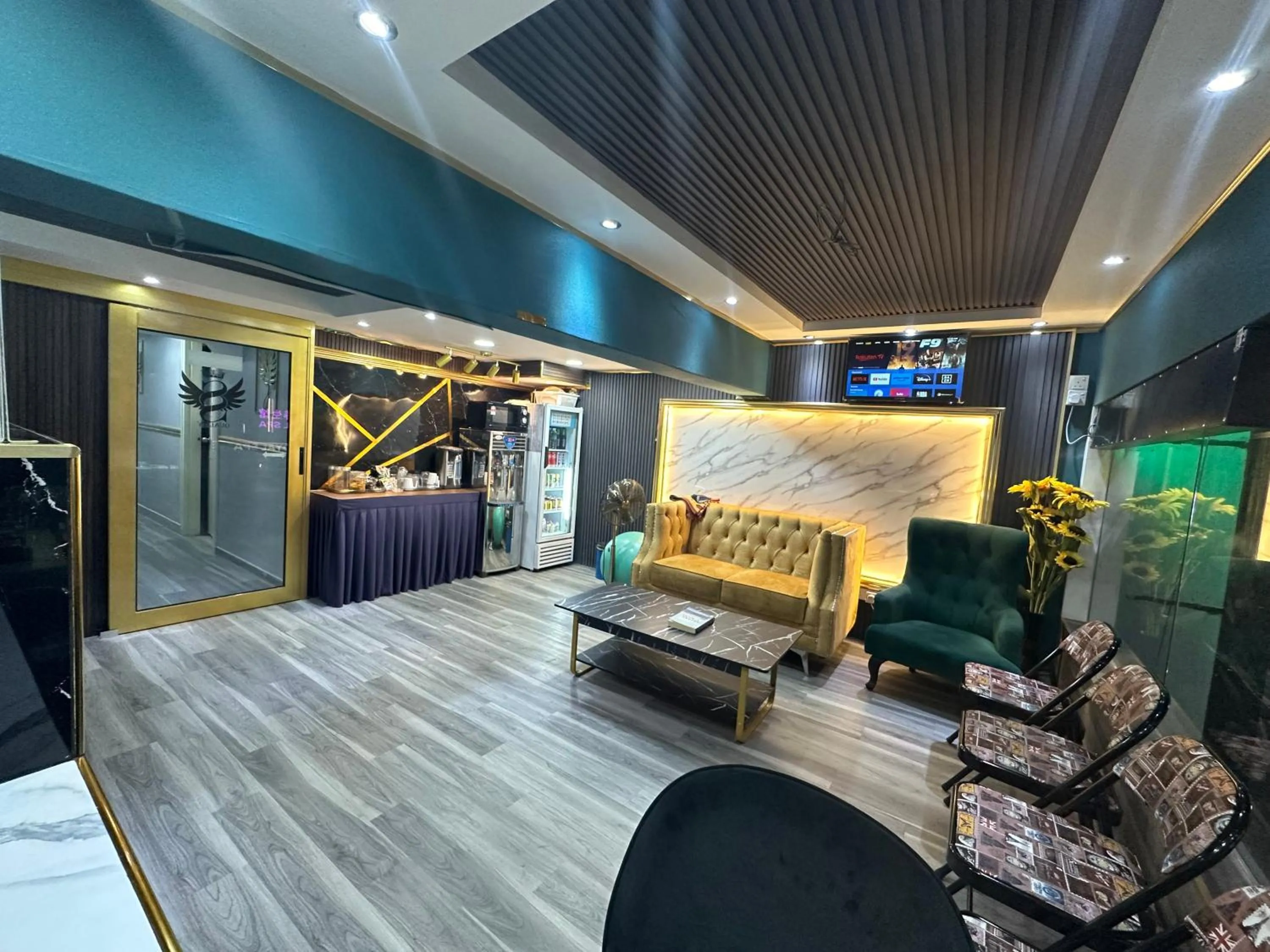 Living room in SS Grey Hotel