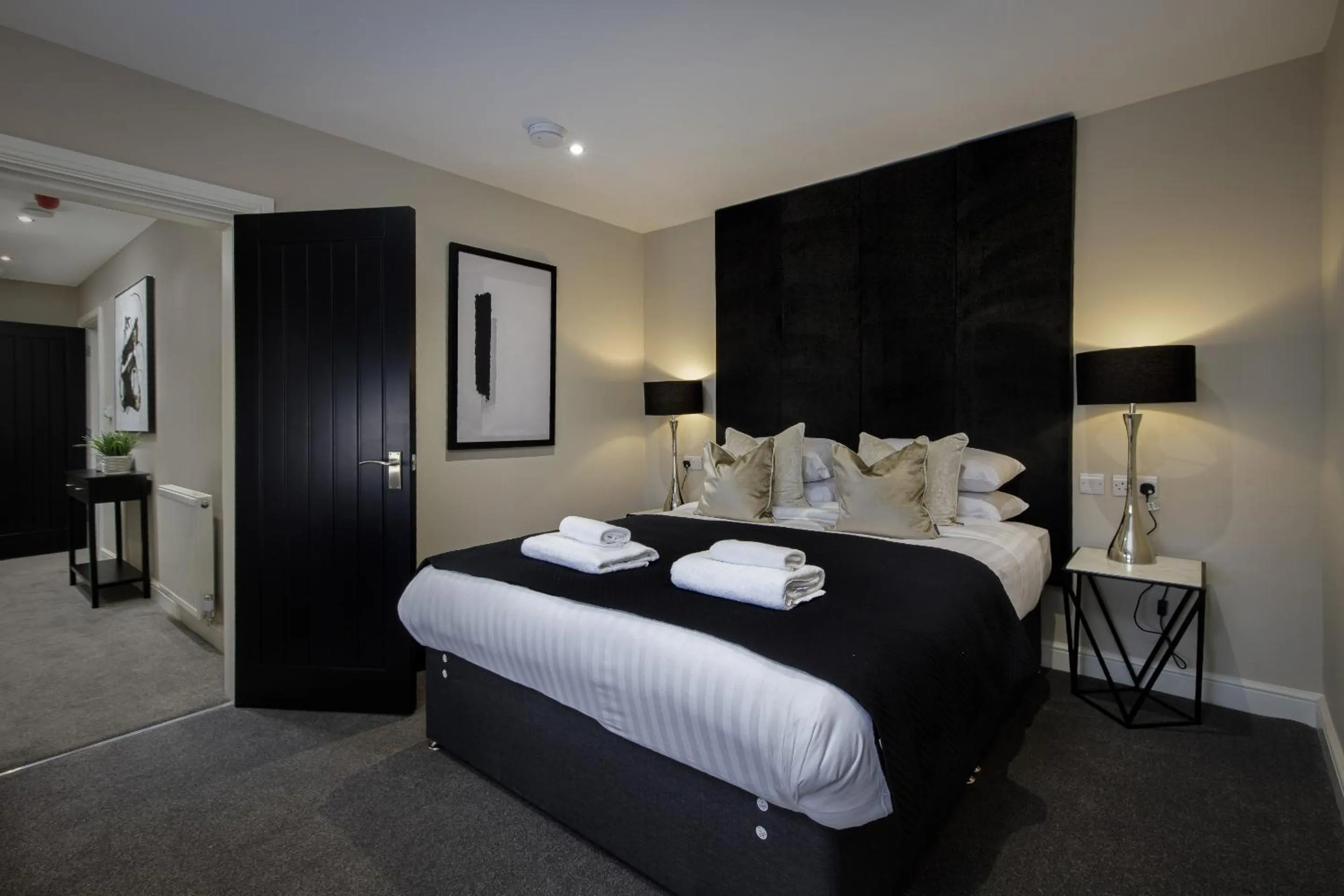 Bedroom, Bed in The Blackpool Beach Boutique Apartments
