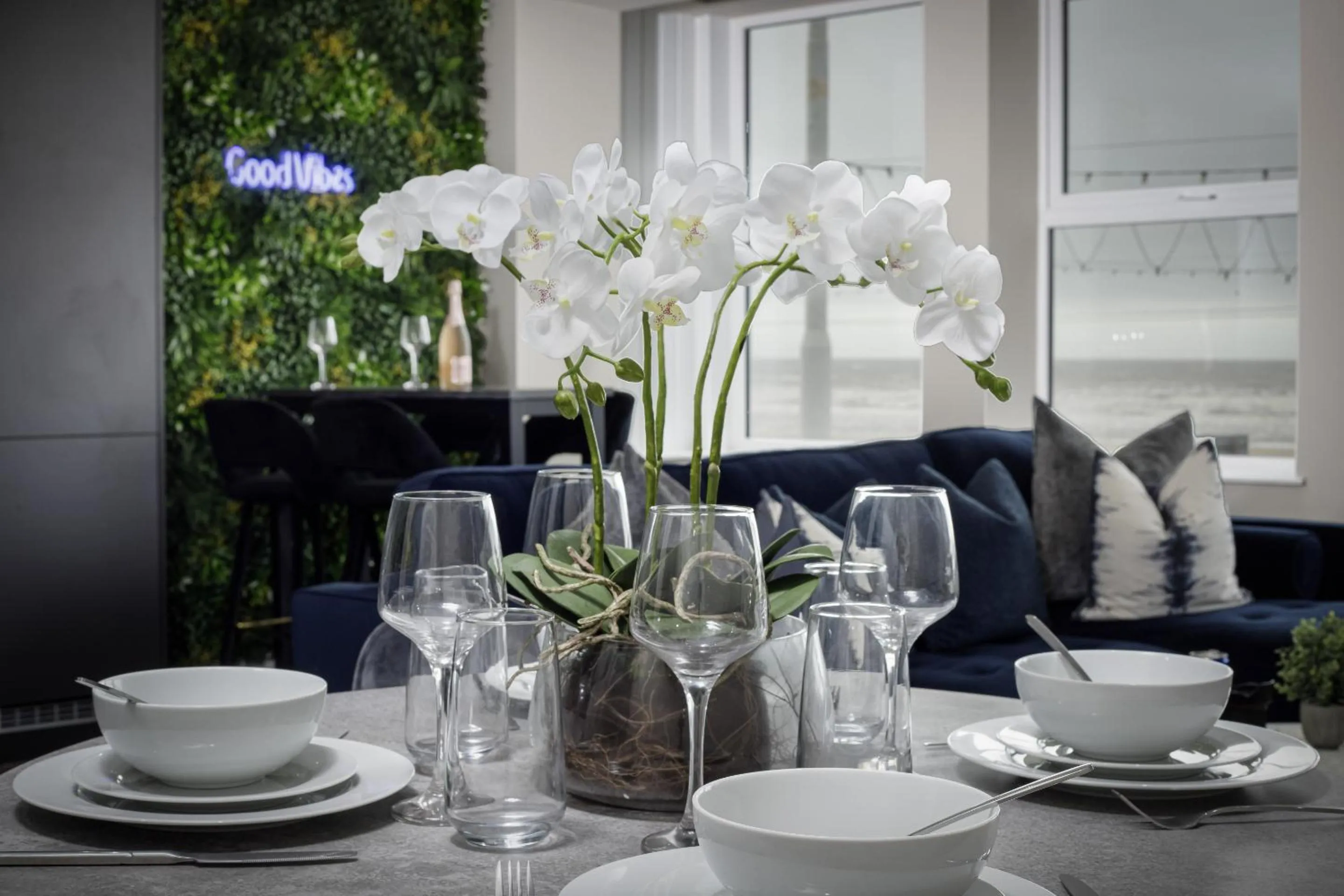 Dining area in The Blackpool Beach Boutique Apartments