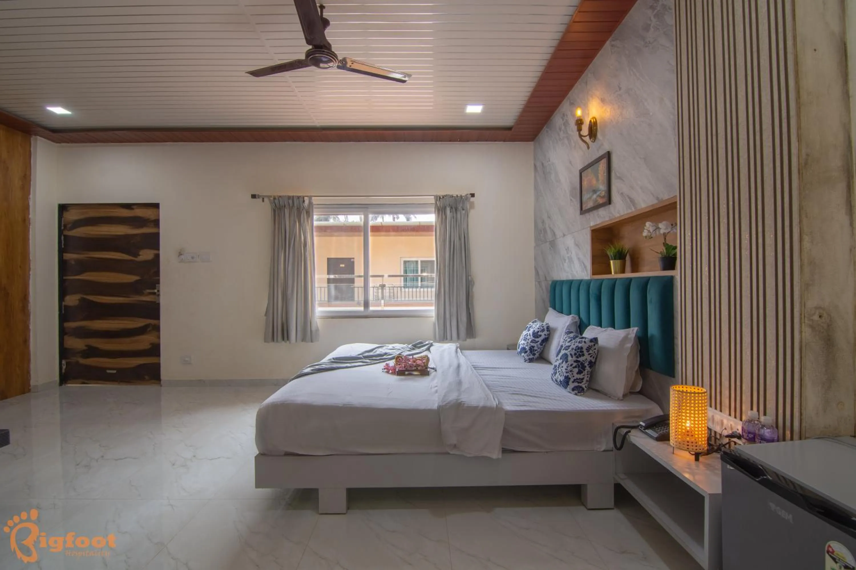 Bed in Arnnas Resort Diveagar