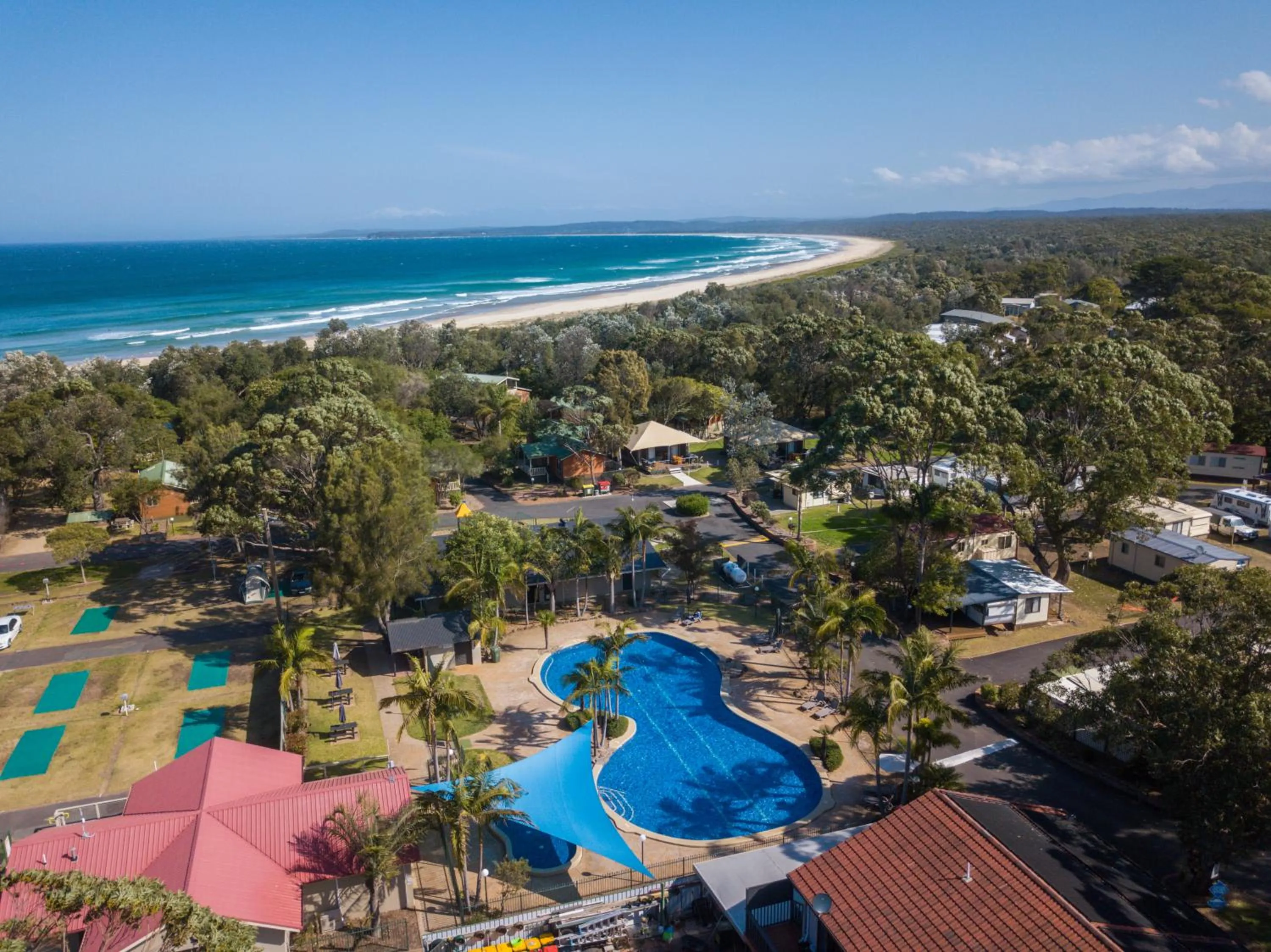 Landmark view in NRMA Broulee Holiday park