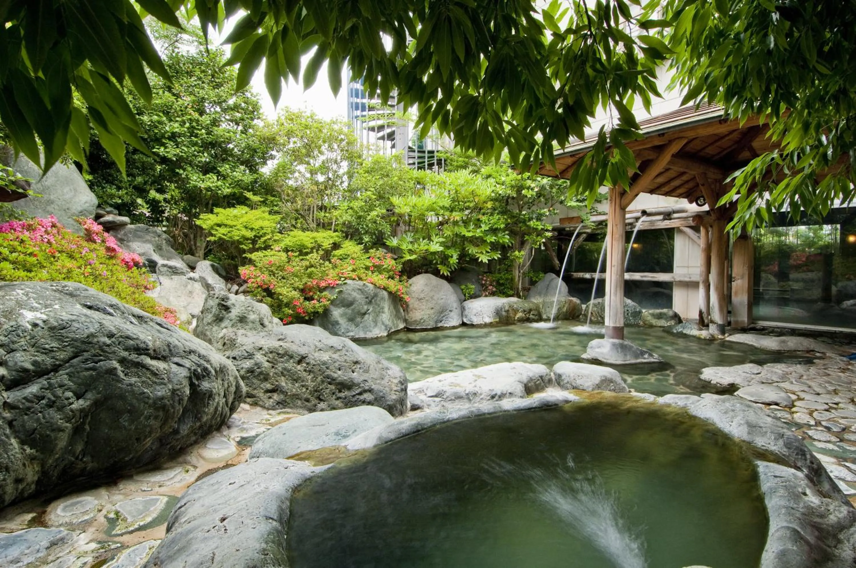 Hot Spring Bath in Hotel Sekifu
