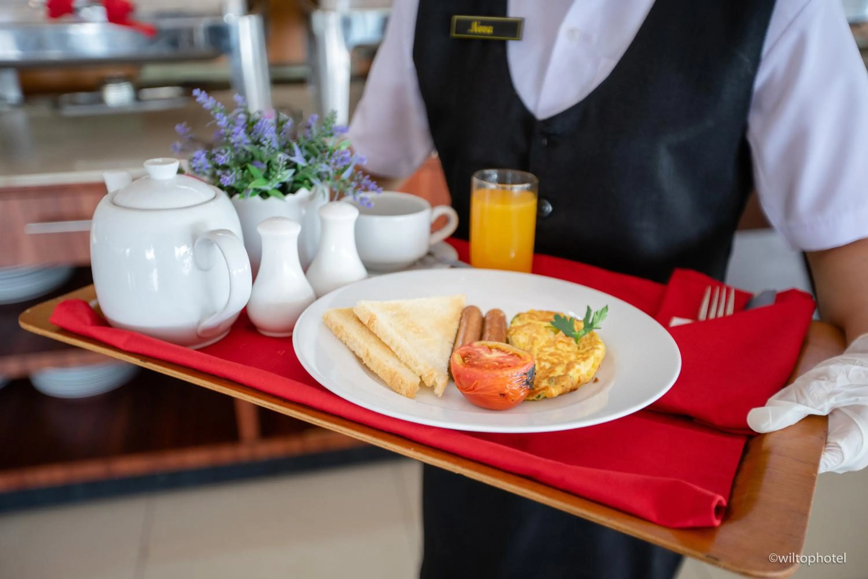 Food and drinks in Wiltop Hotel Jambi