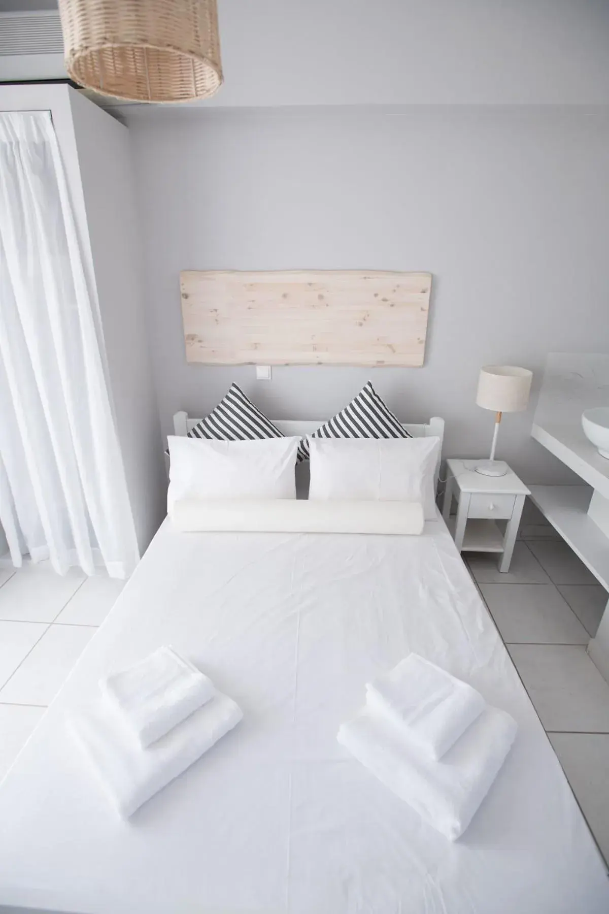 Decorative detail, Bed in Akra Morea Hotel & Residences Decorative detail, Bed in Akra Morea Hotel & Residences