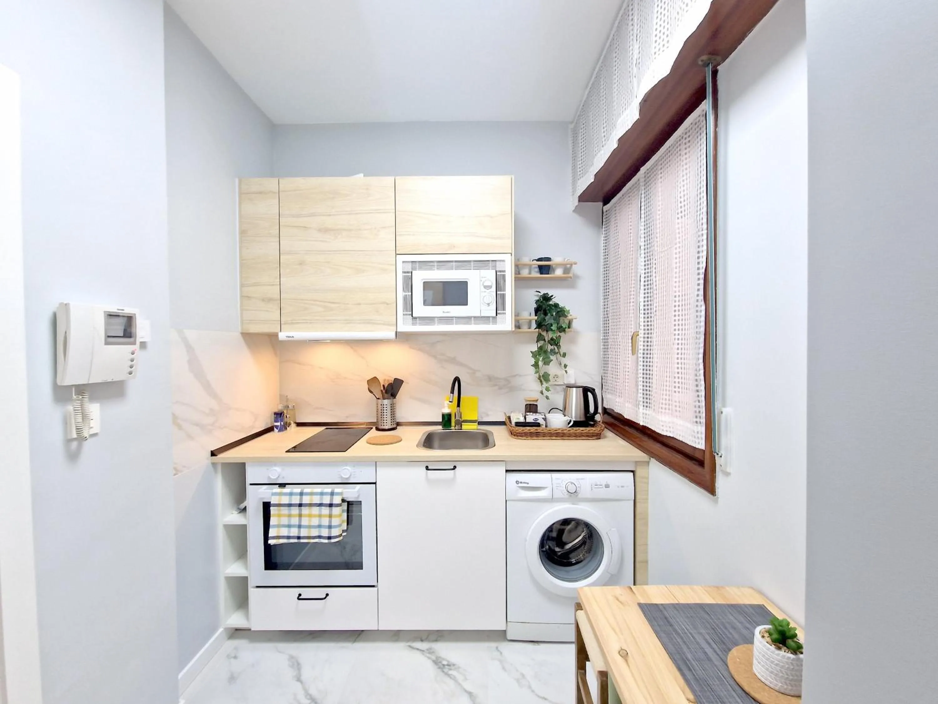 Kitchen or kitchenette in Confort y buena ubicación - Bilbao centro