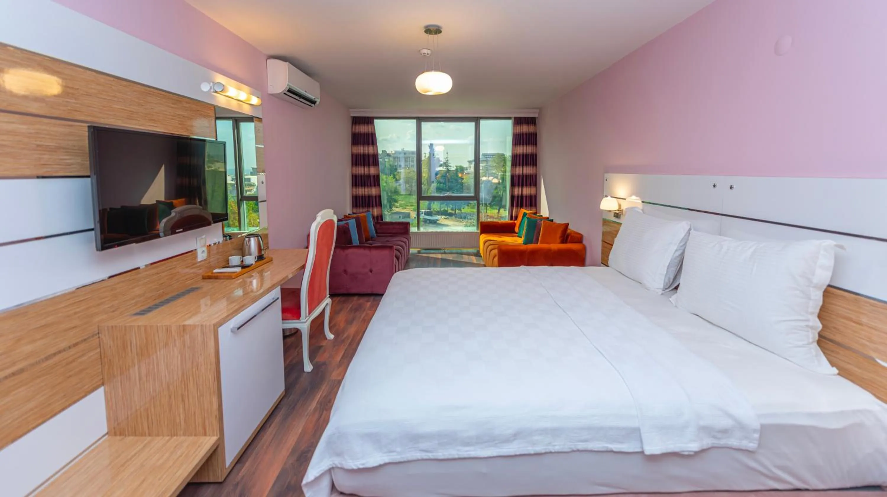 Bed in TOK EPİK HOTEL