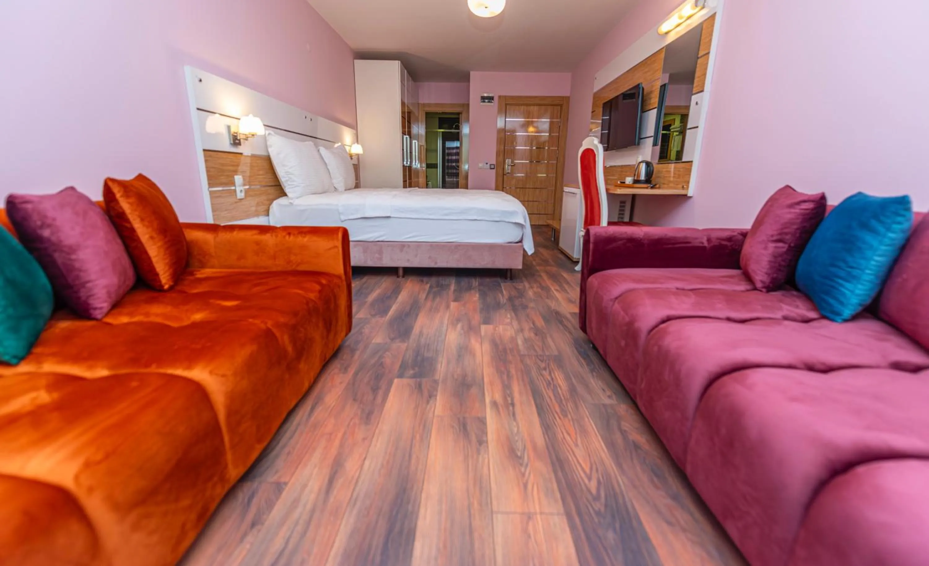 Bed in TOK EPİK HOTEL