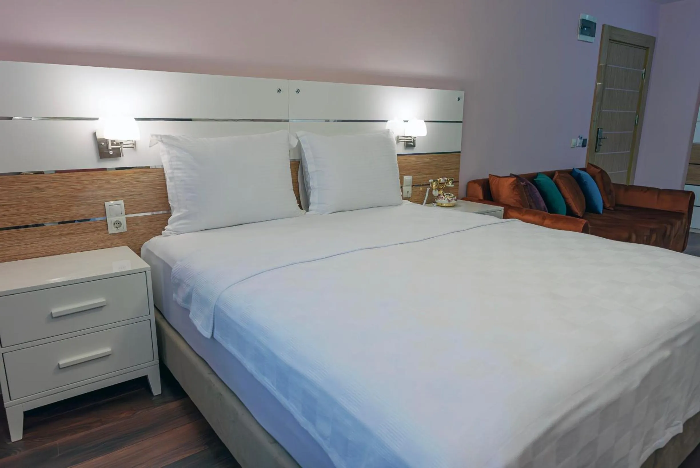 Bed in TOK EPİK HOTEL