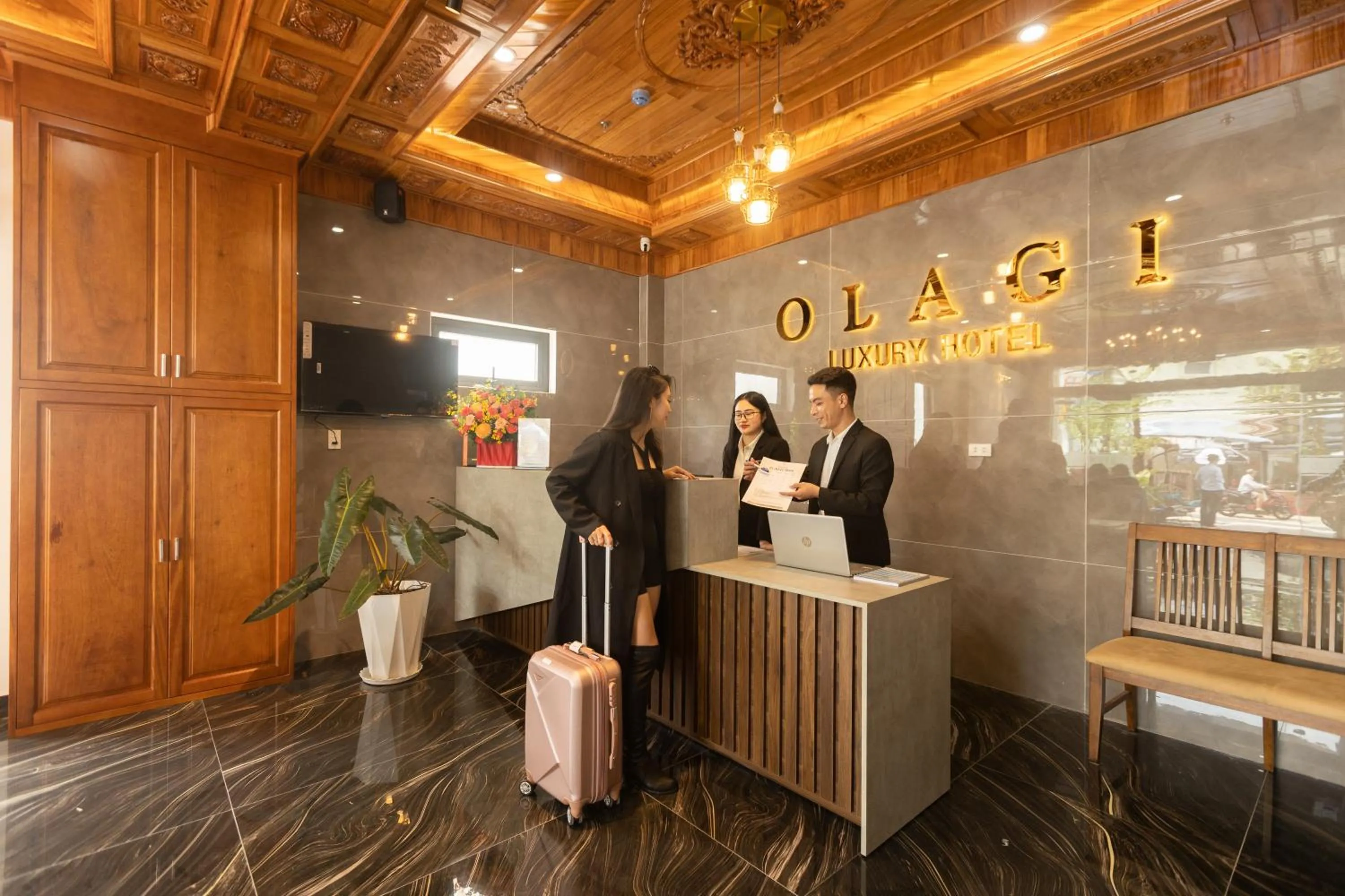 Lobby or reception in OLAGI HOTEL