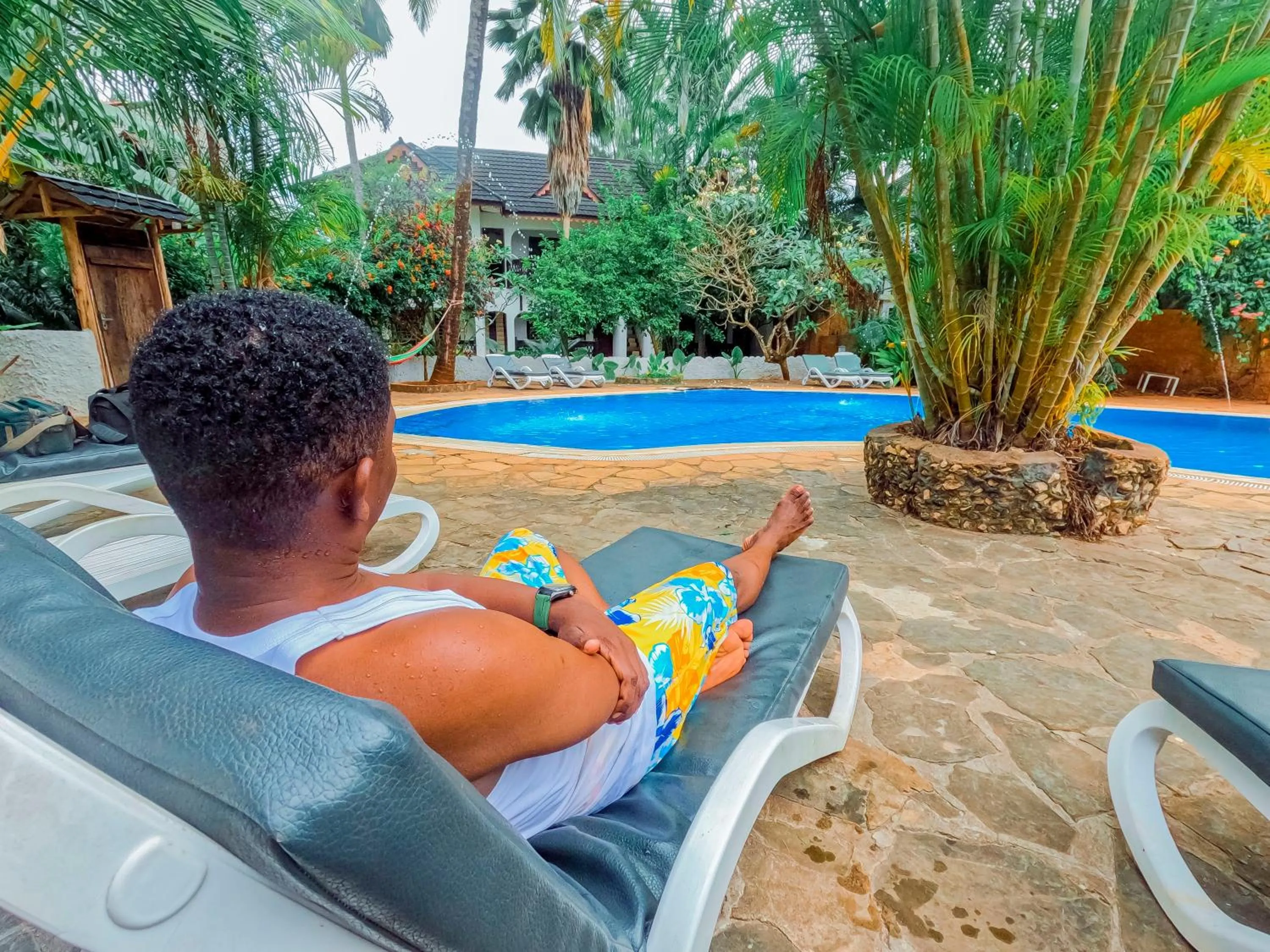 Swimming pool in Langi Langi Beach Bungalows