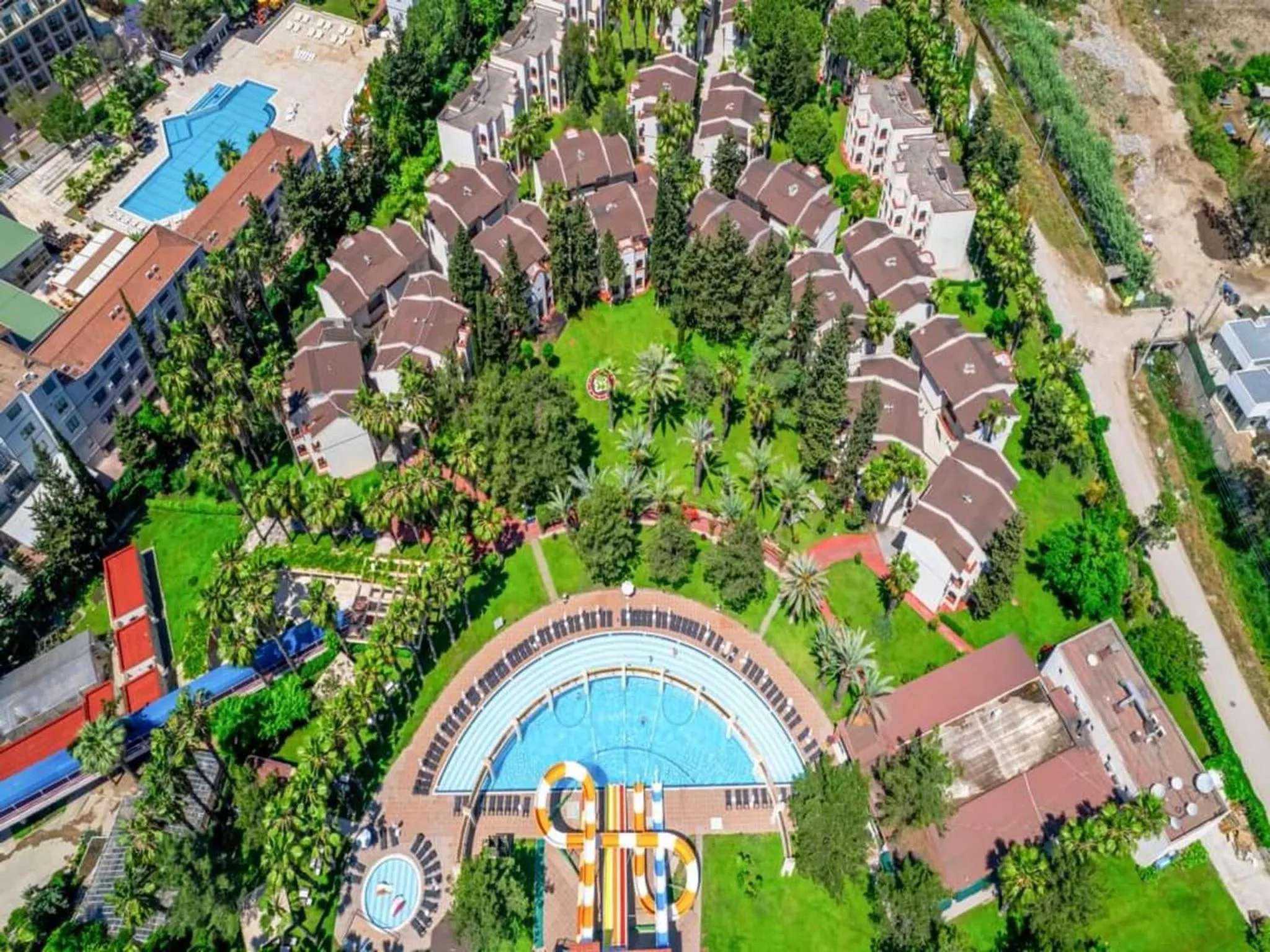 Bird's eye view in Queen's Park Resort Göynük
