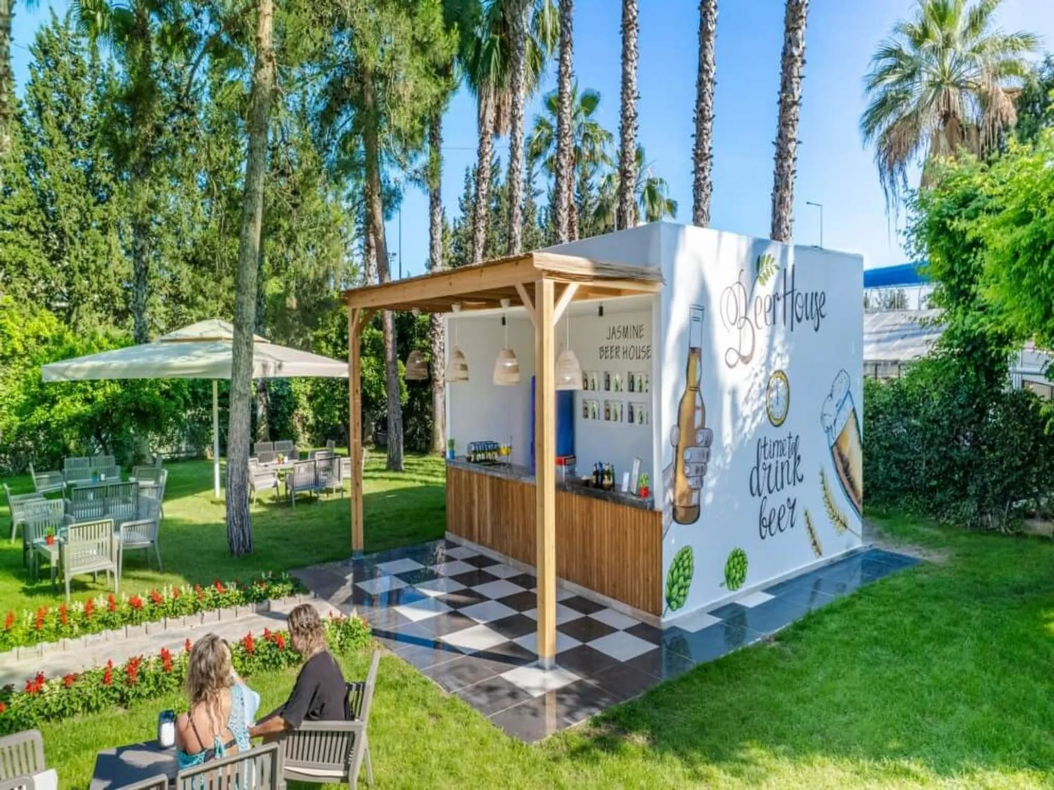 Lounge or bar in Queen's Park Resort Göynük