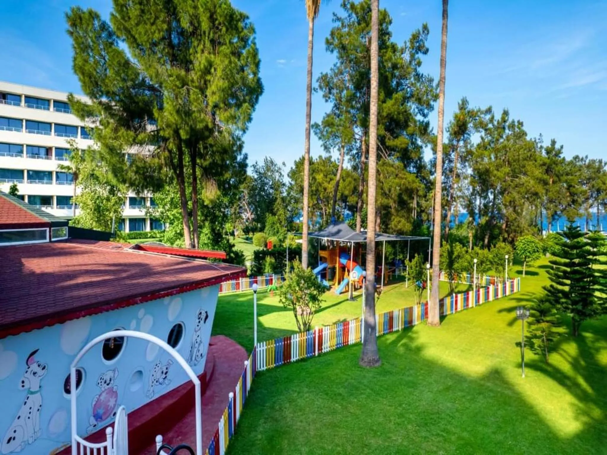 Children play ground in Queen's Park Resort Göynük
