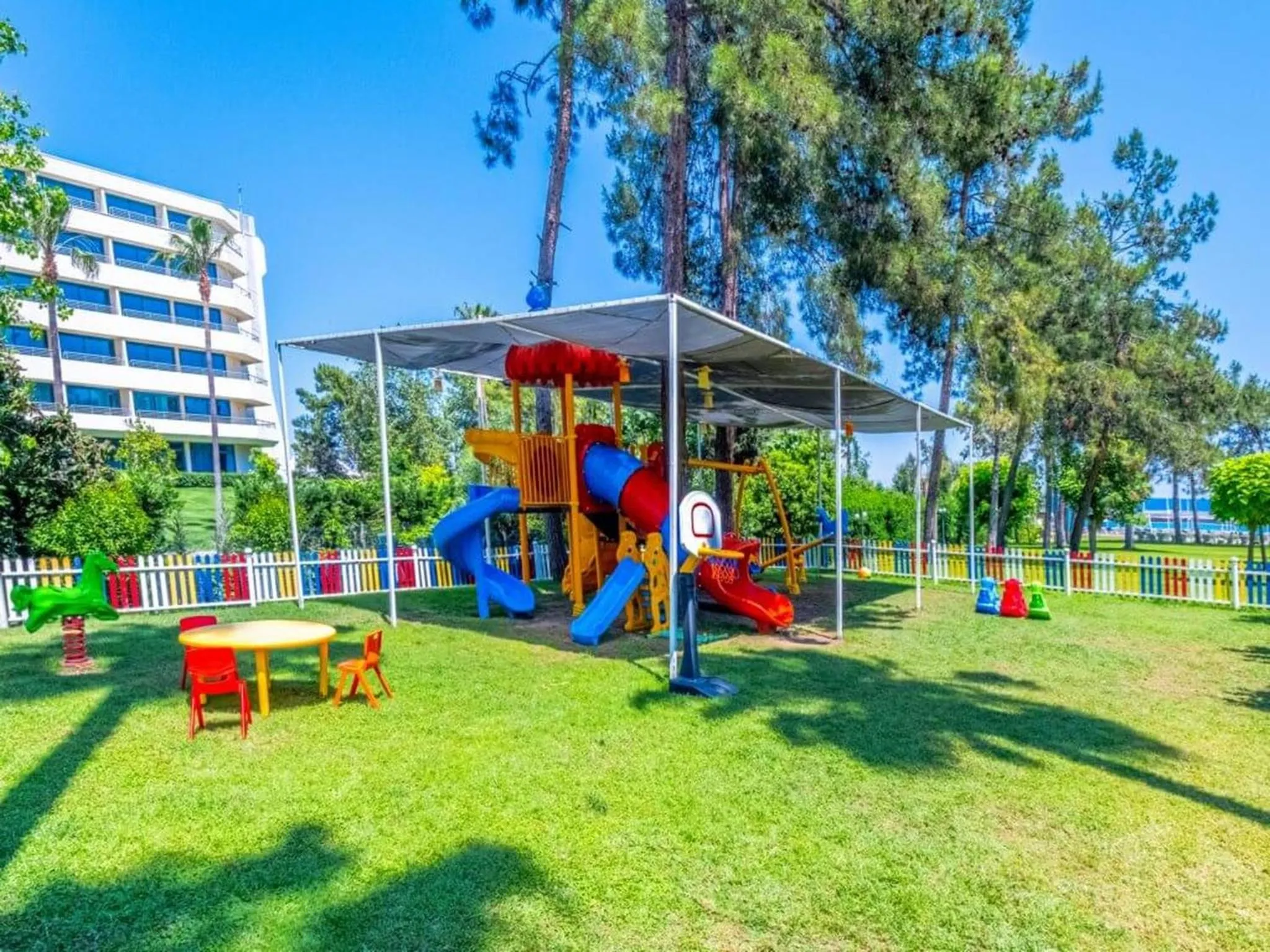 Children play ground in Queen's Park Resort Göynük