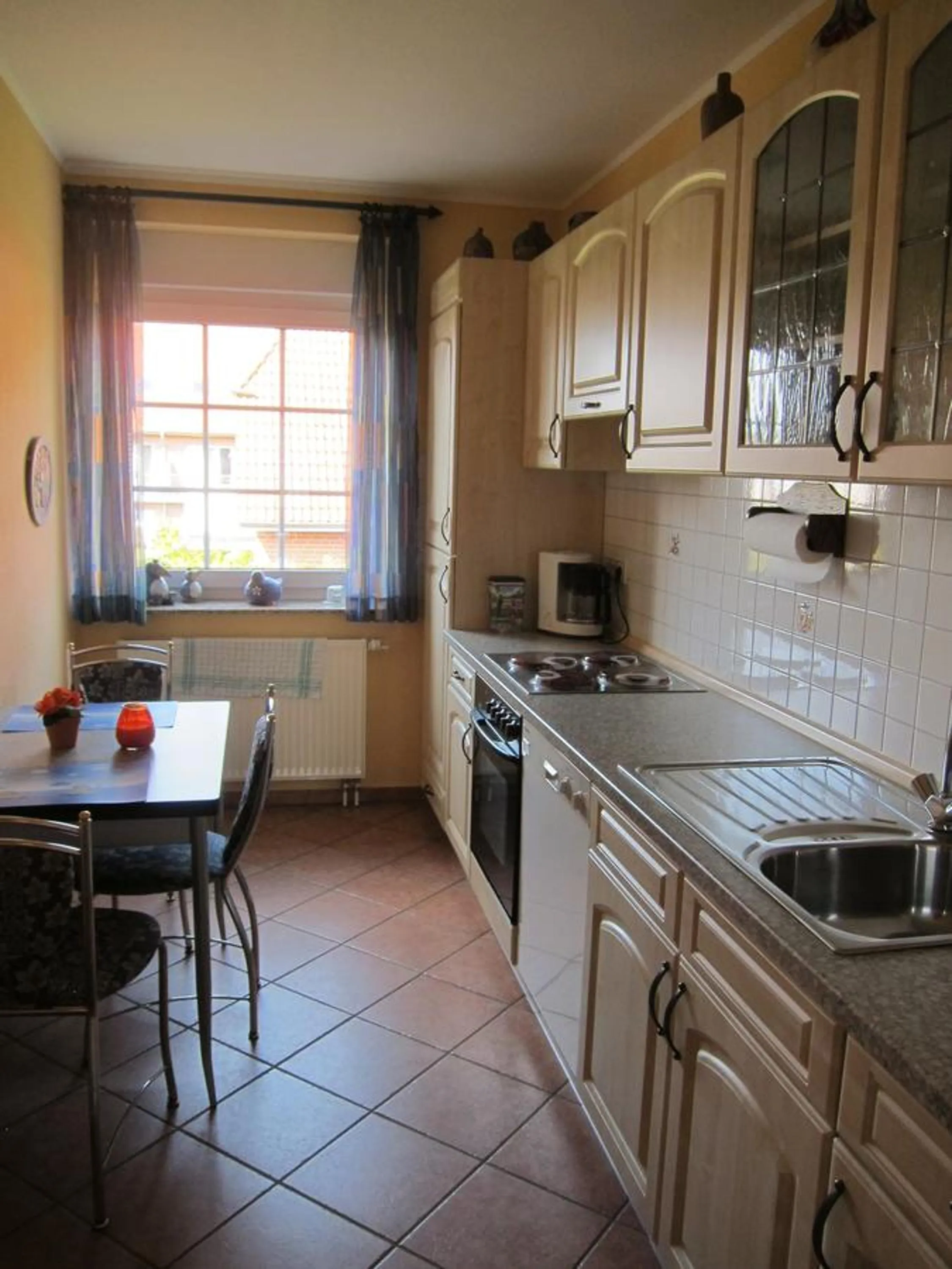 Communal kitchen in Hotel Heidetraum