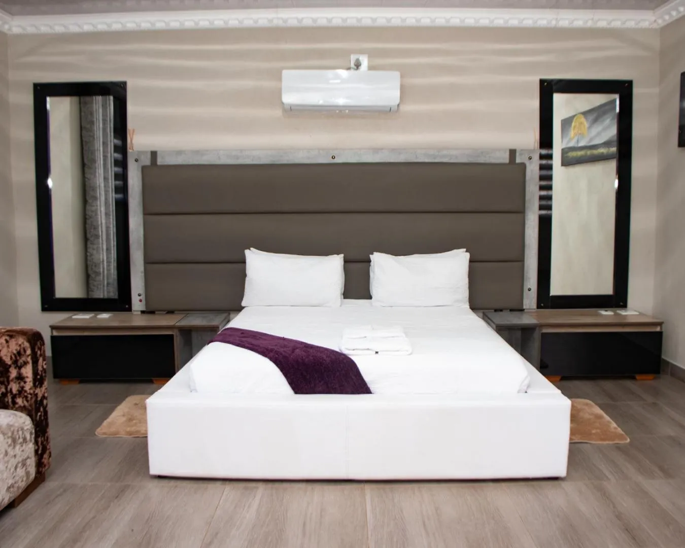 Bed in Boeketlong Lodge