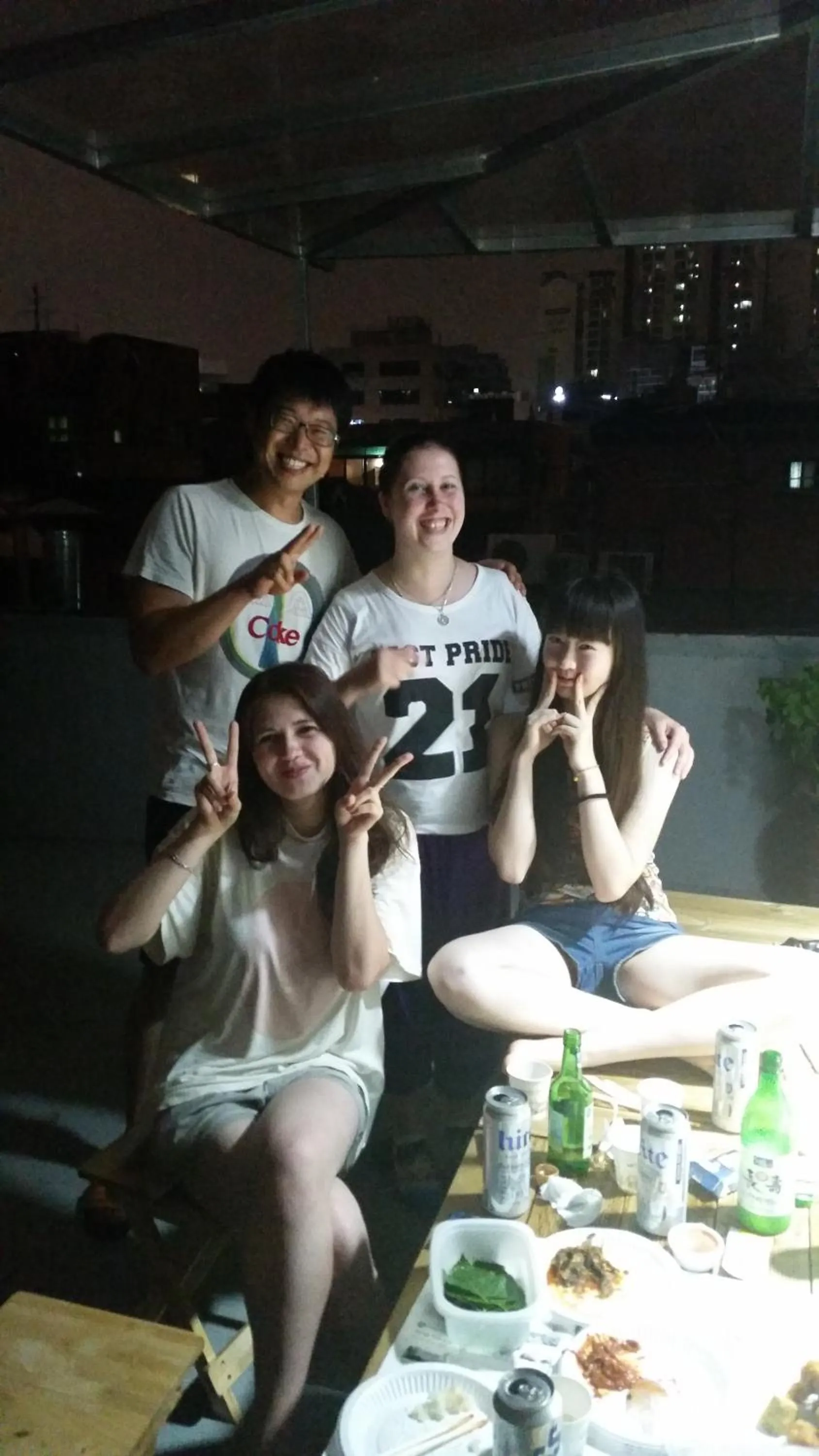 Night in Able Guesthouse Hongdae