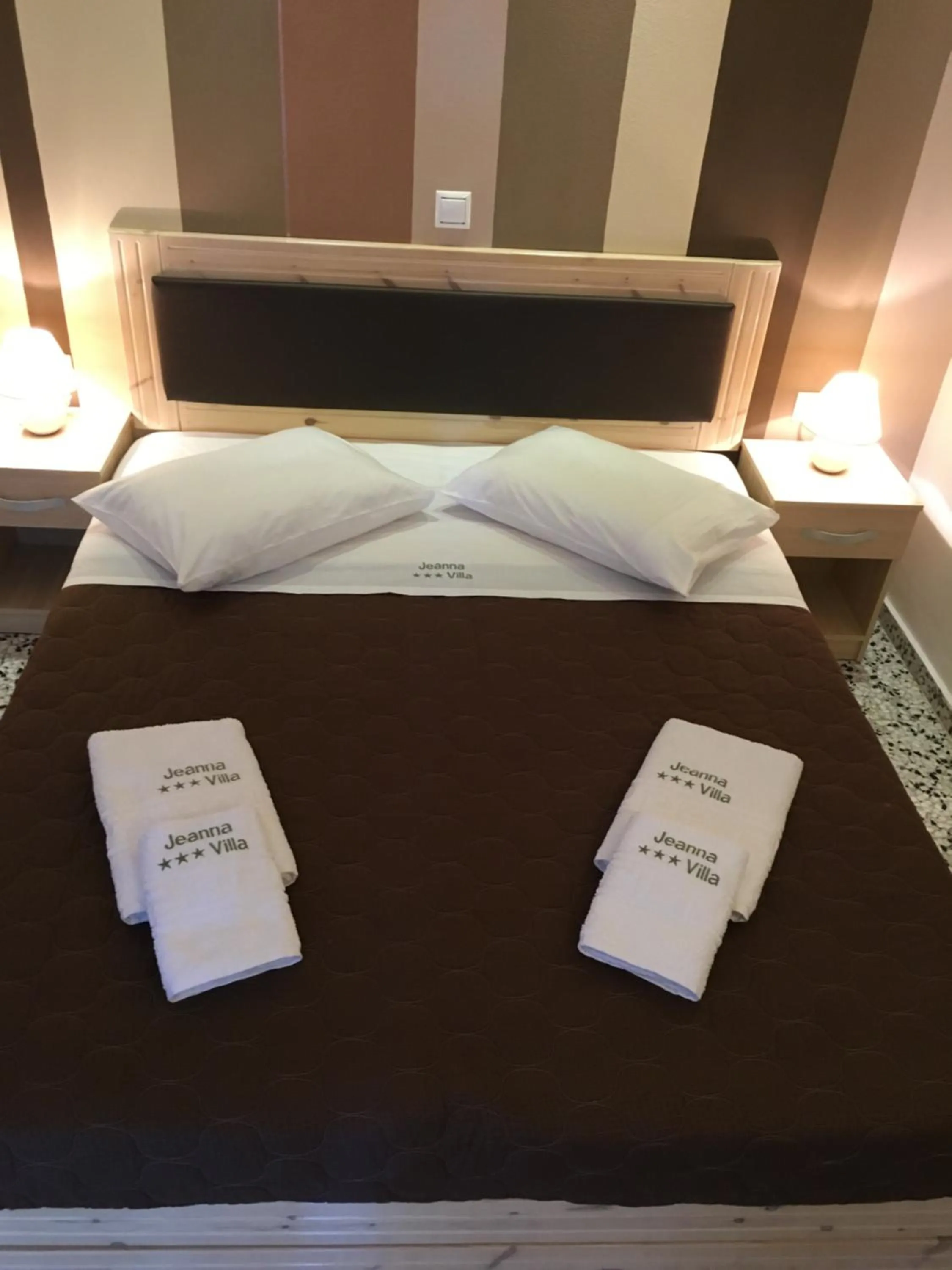 Bed in Villa Jeanna