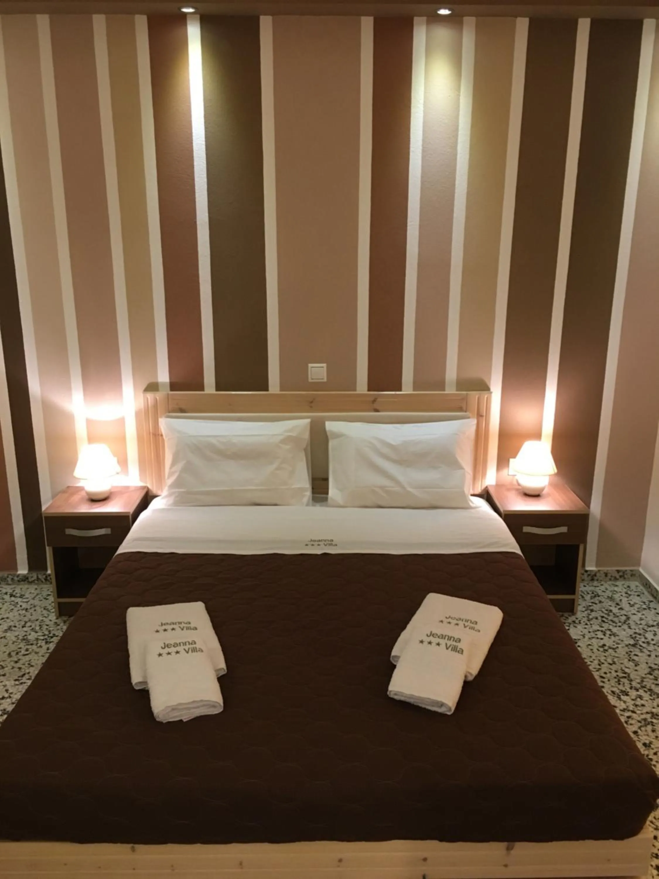 Bed in Villa Jeanna