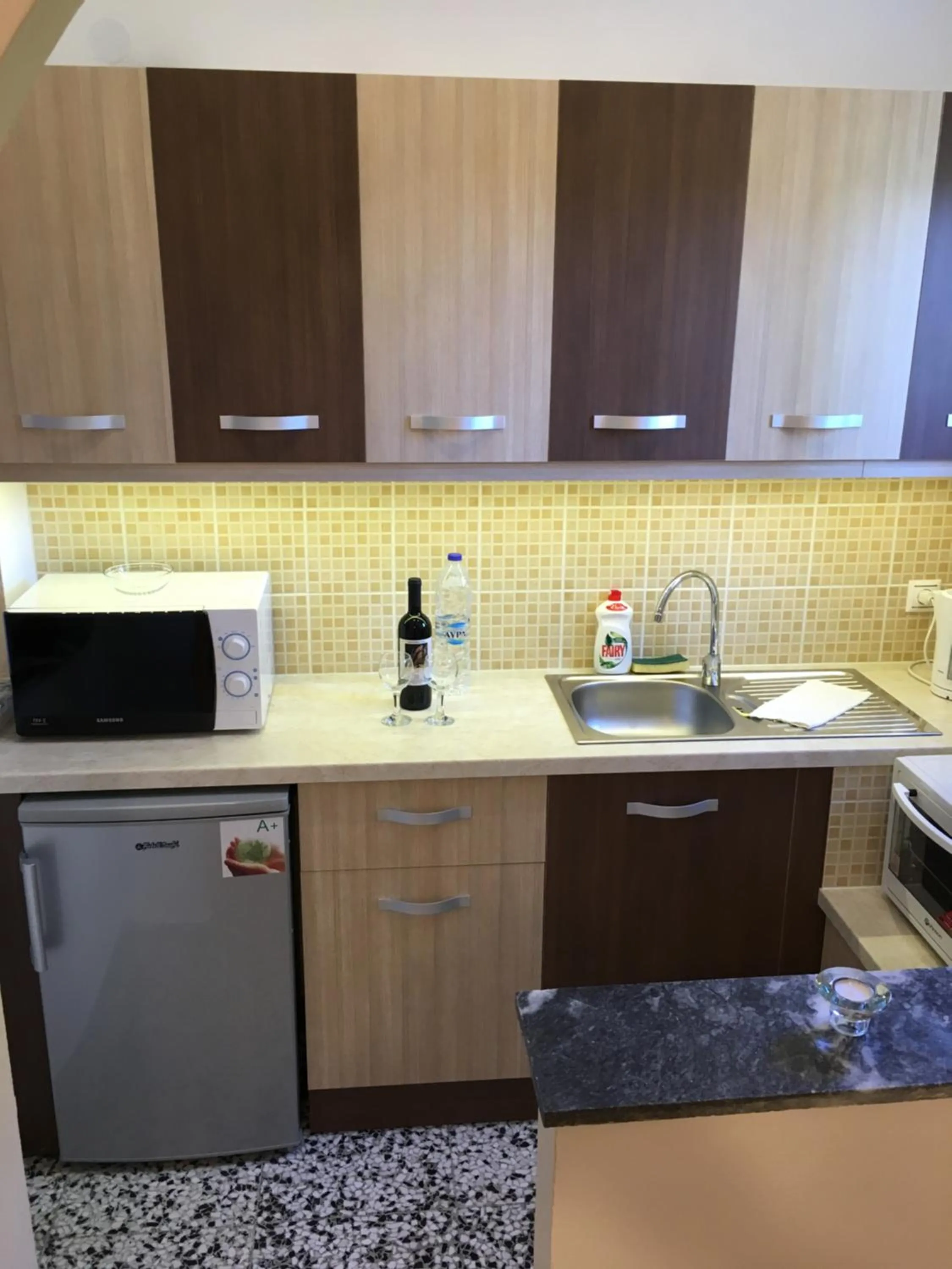 Kitchen or kitchenette in Villa Jeanna