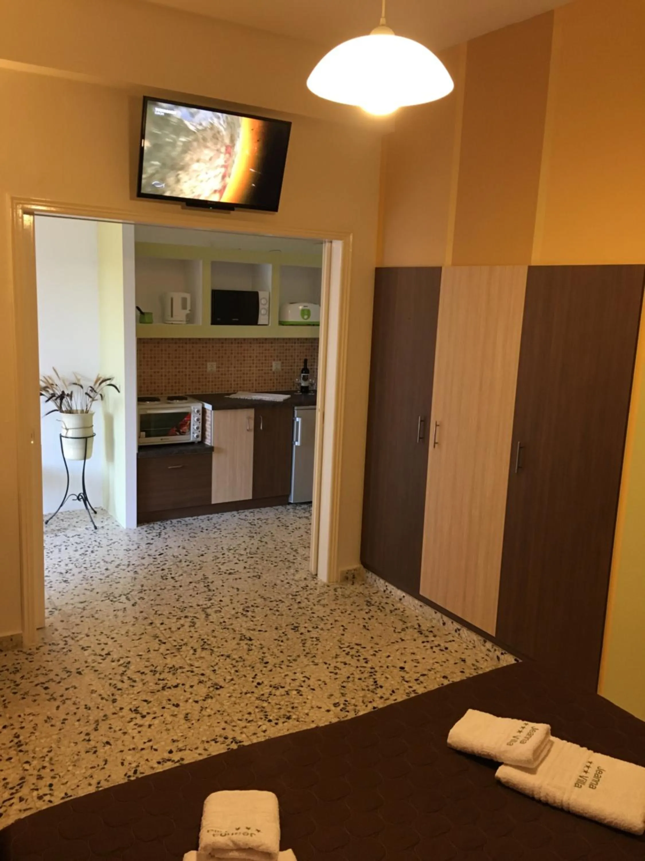 Kitchen or kitchenette in Villa Jeanna