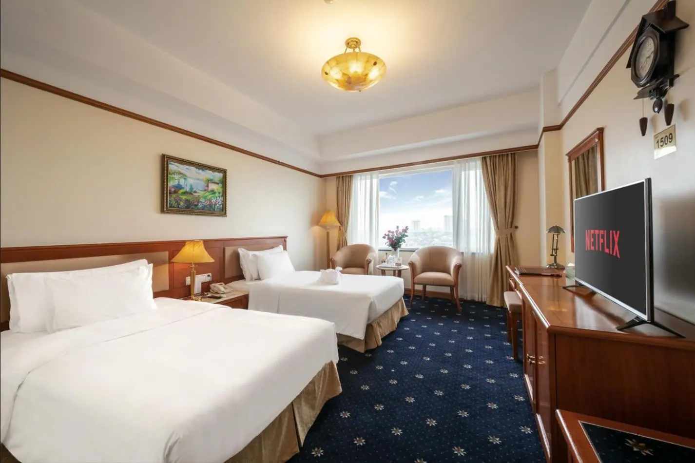 Bed in A25 Luxury Hotel