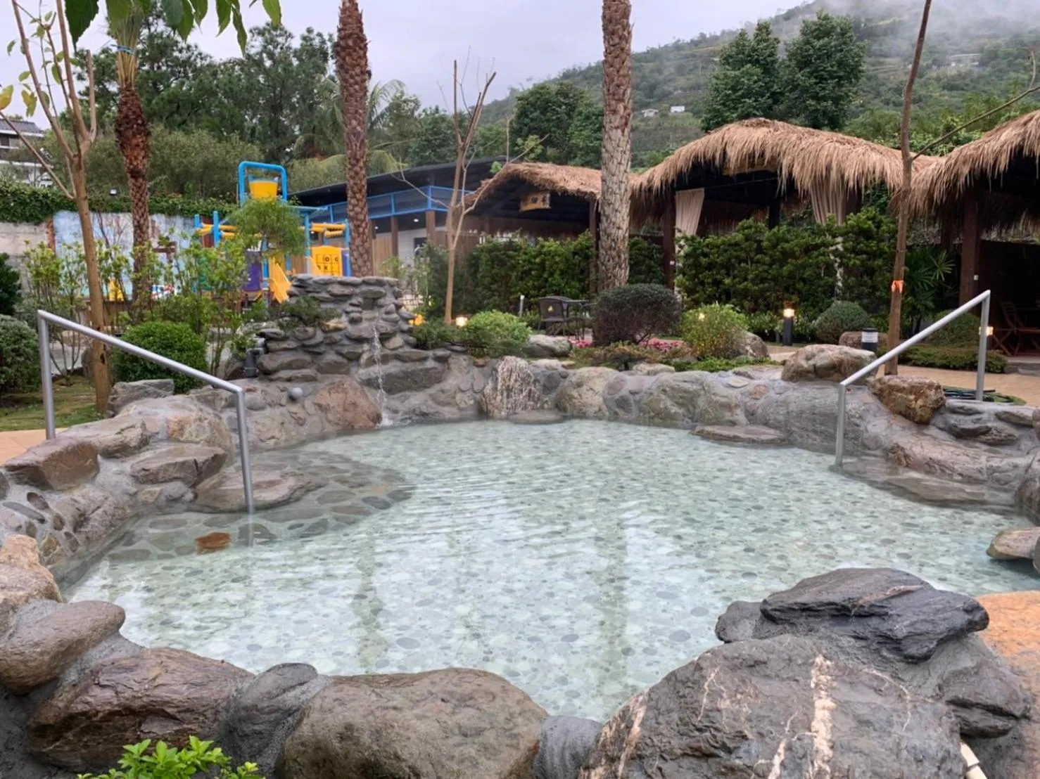 Open Air Bath in Yawan Hotel