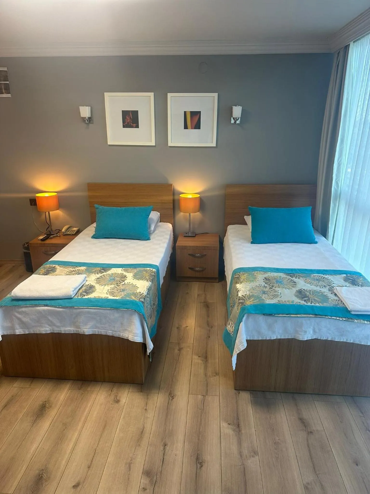 Bed in Basoglu Bulancak Hotel