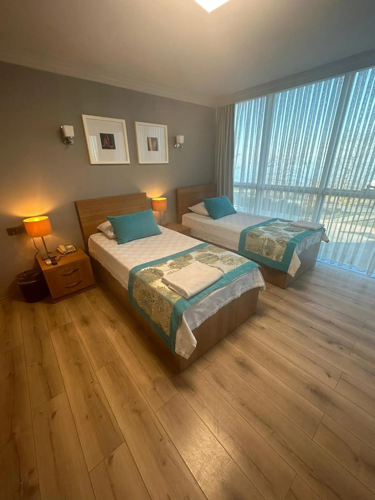 Bed in Basoglu Bulancak Hotel