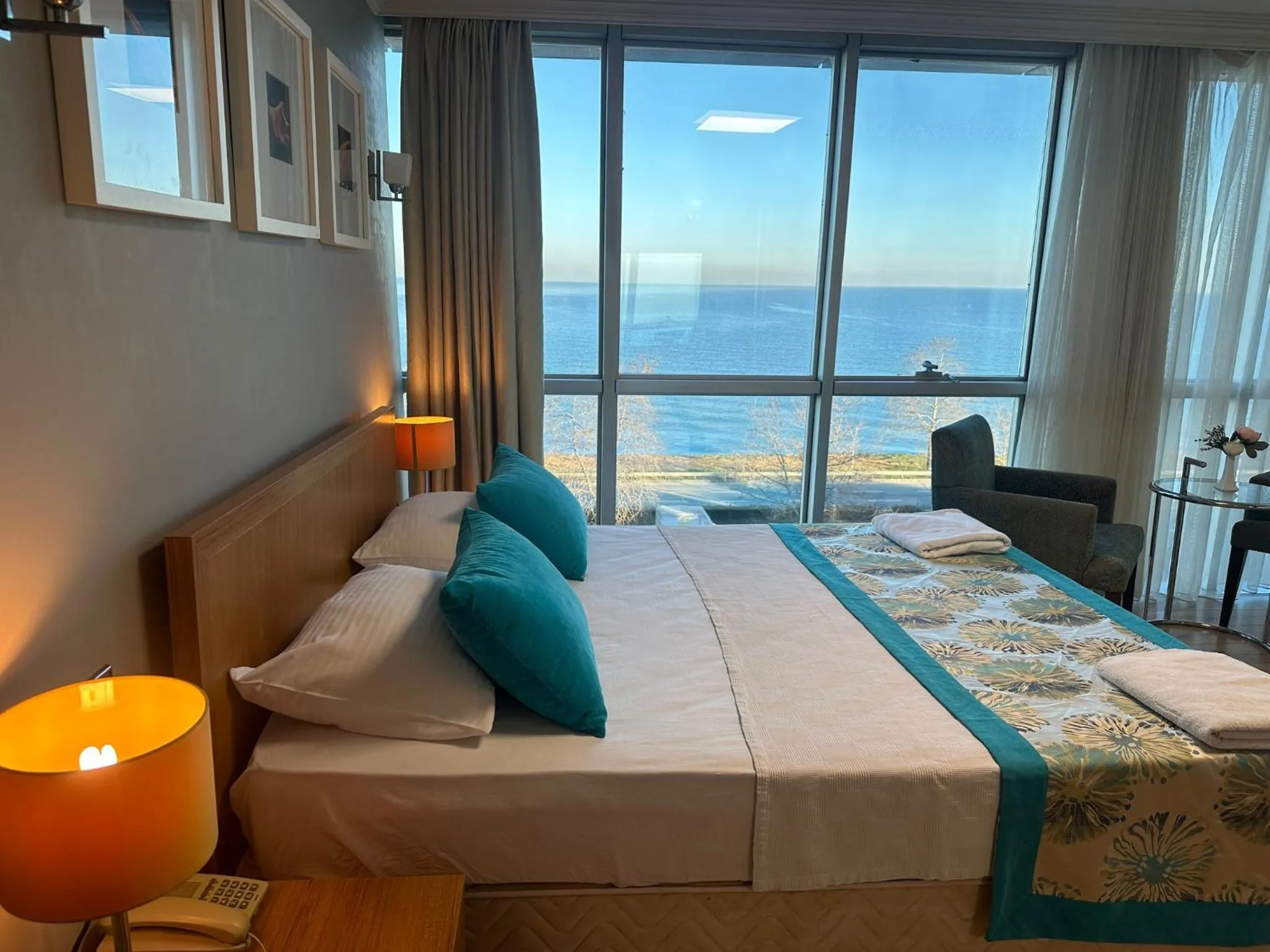 Bed in Basoglu Bulancak Hotel