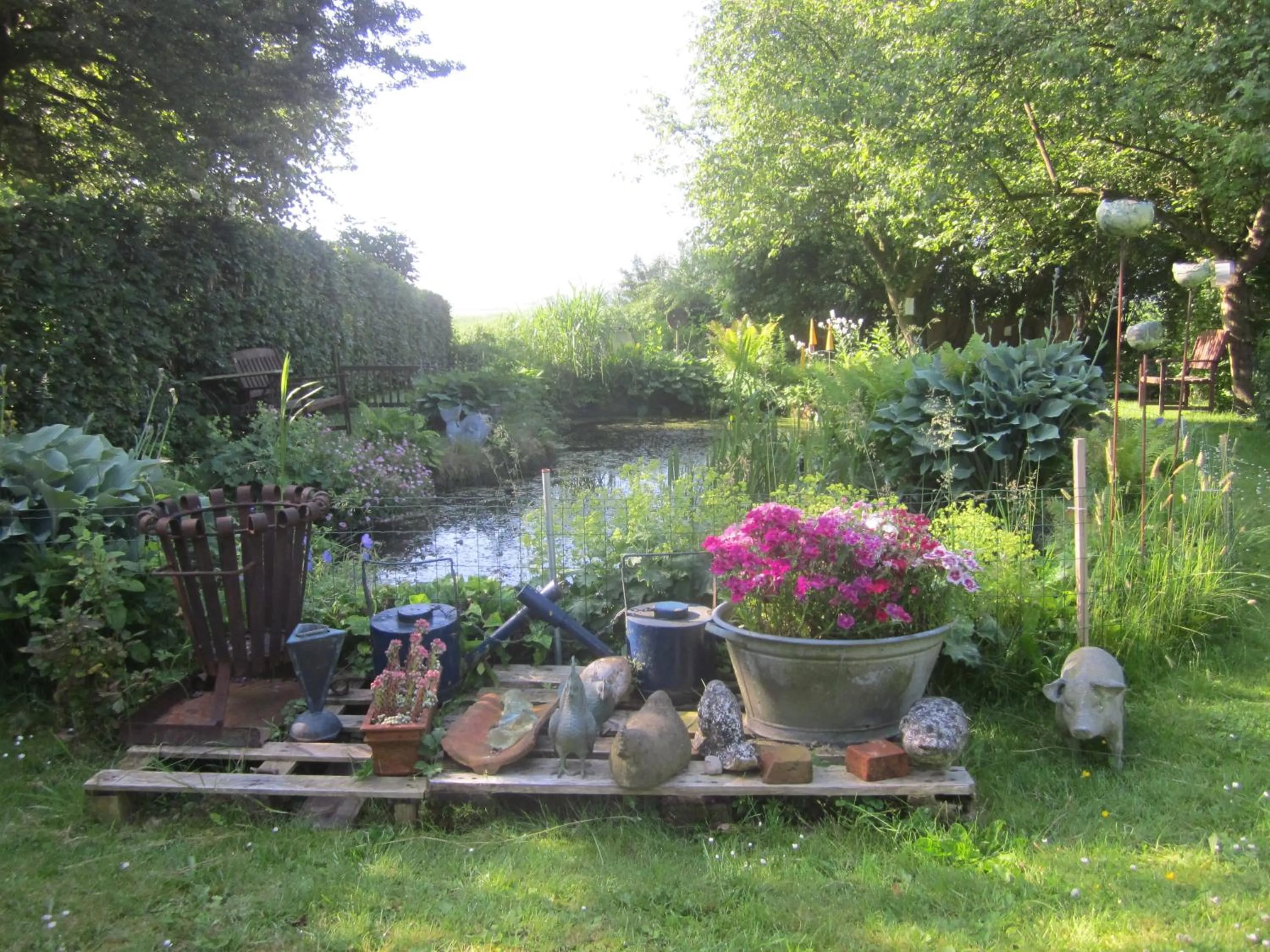 Garden view in Finisterre