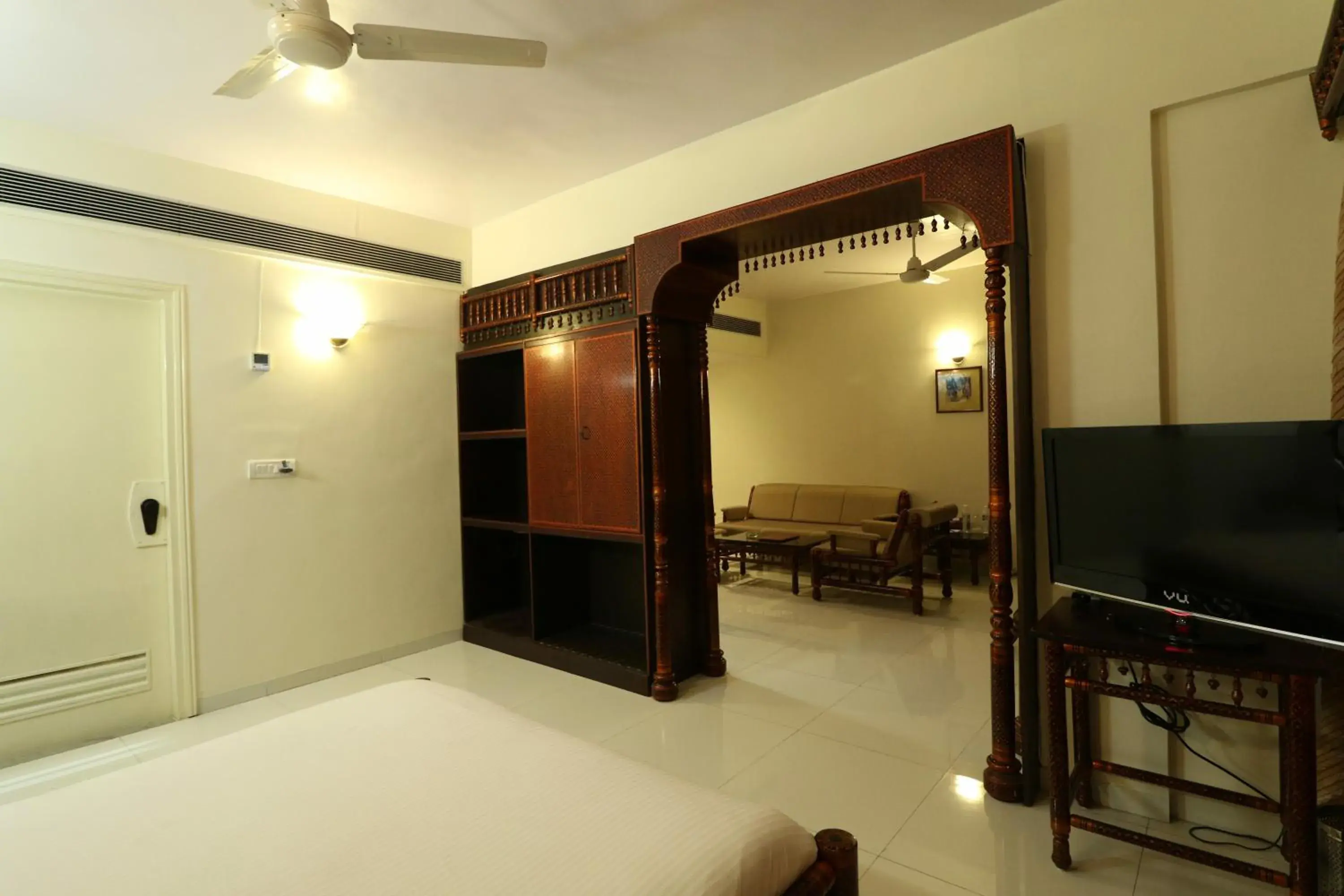 Living room, Bed in VITS Shalimar, Ankleshwar Living room, Bed in VITS Shalimar, Ankleshwar