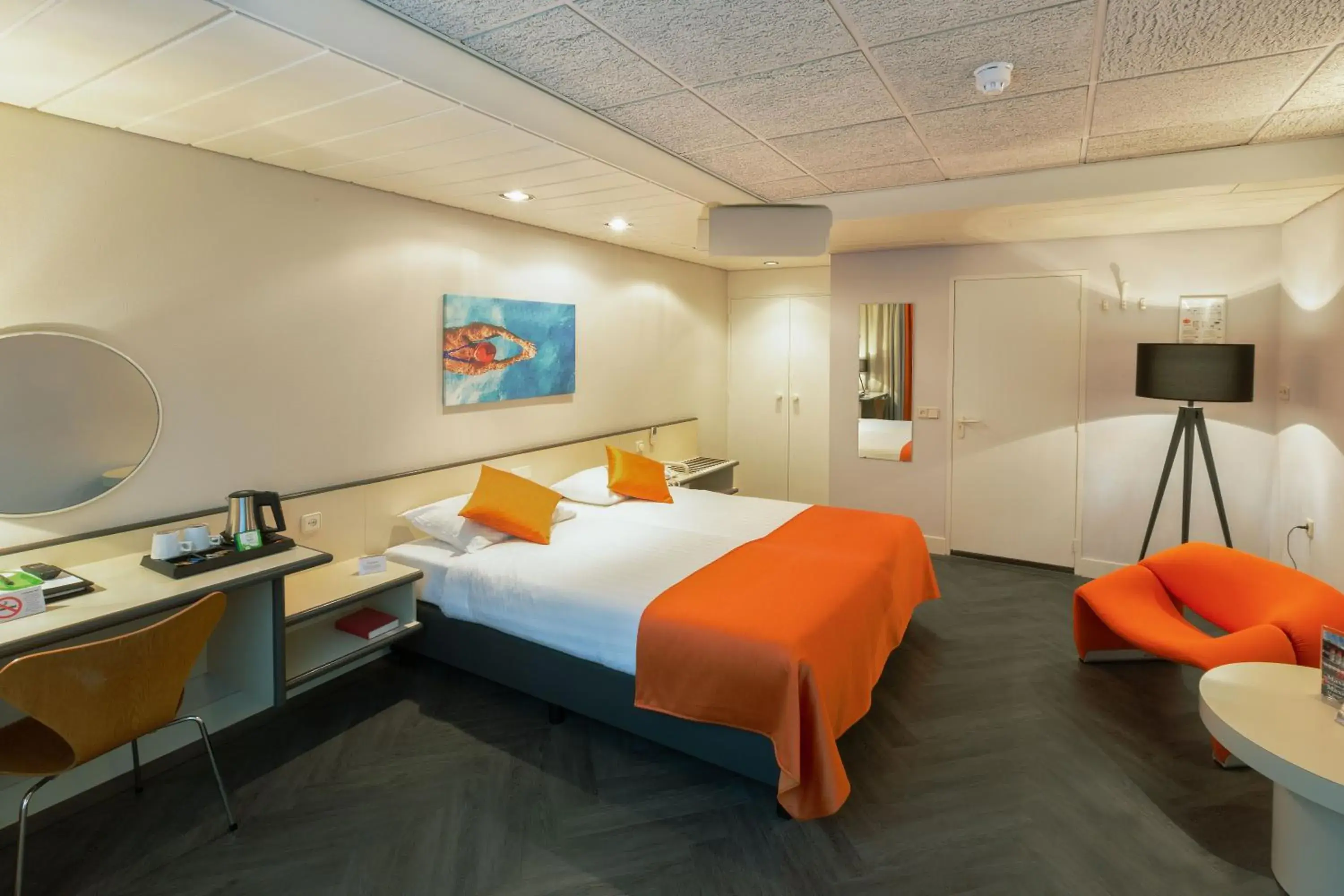 Bed in Fletcher Hotel-Restaurant Oud London Bed in Fletcher Hotel-Restaurant Oud London