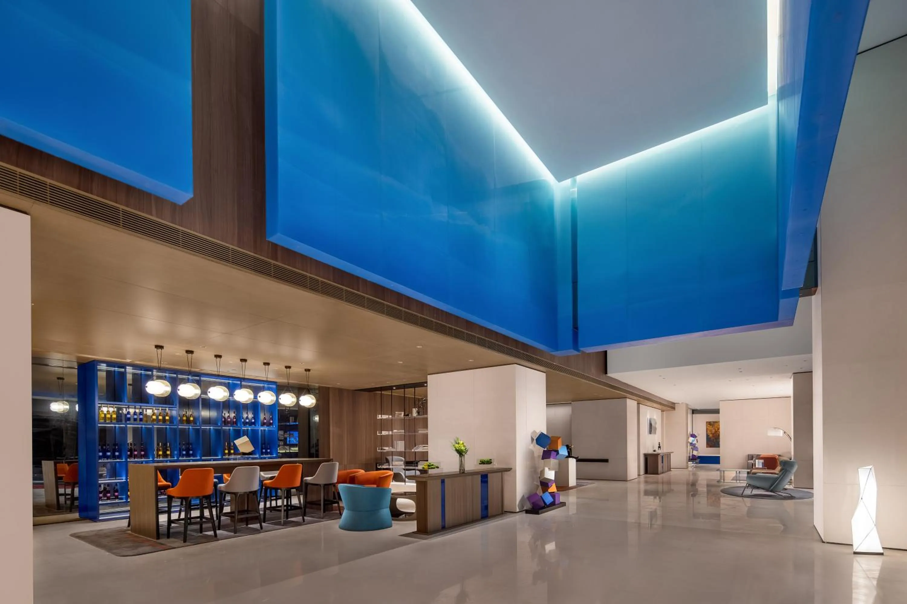 Communal lounge/ TV room in Hampton by Hilton Guangzhou Luoxi