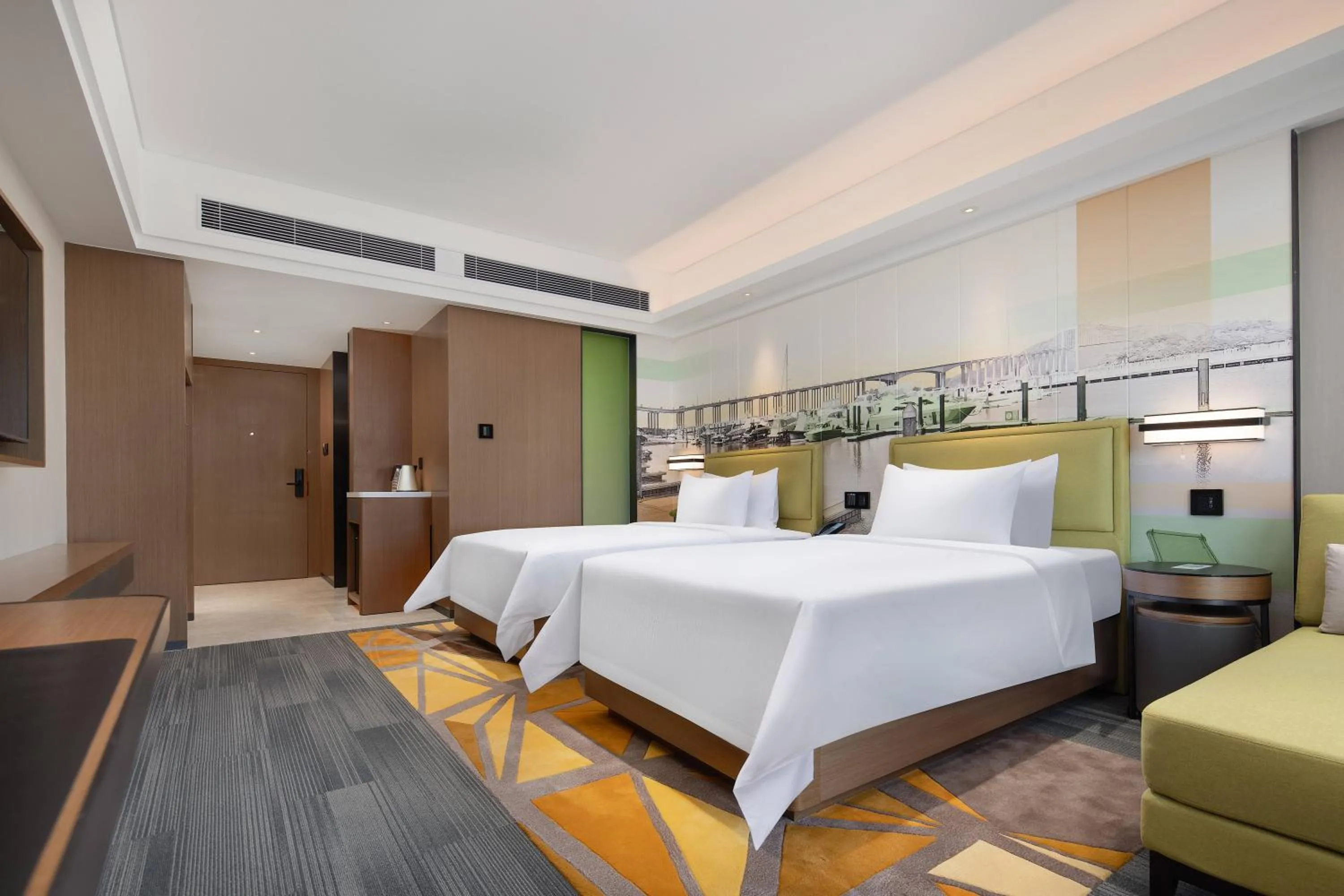 Bedroom in Hampton by Hilton Guangzhou Luoxi