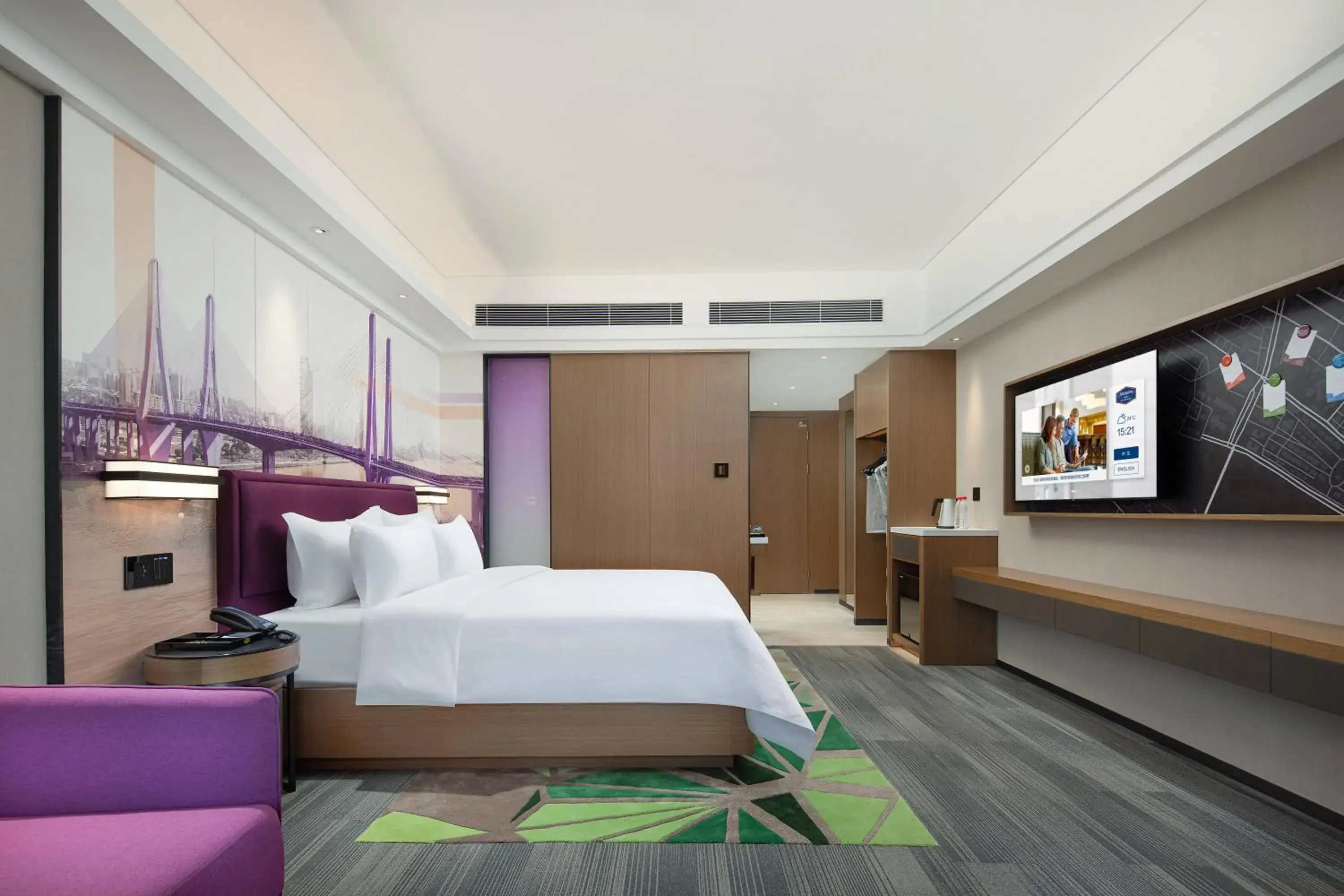 Deluxe Double Room in Hampton by Hilton Guangzhou Luoxi Deluxe Double Room in Hampton by Hilton Guangzhou Luoxi