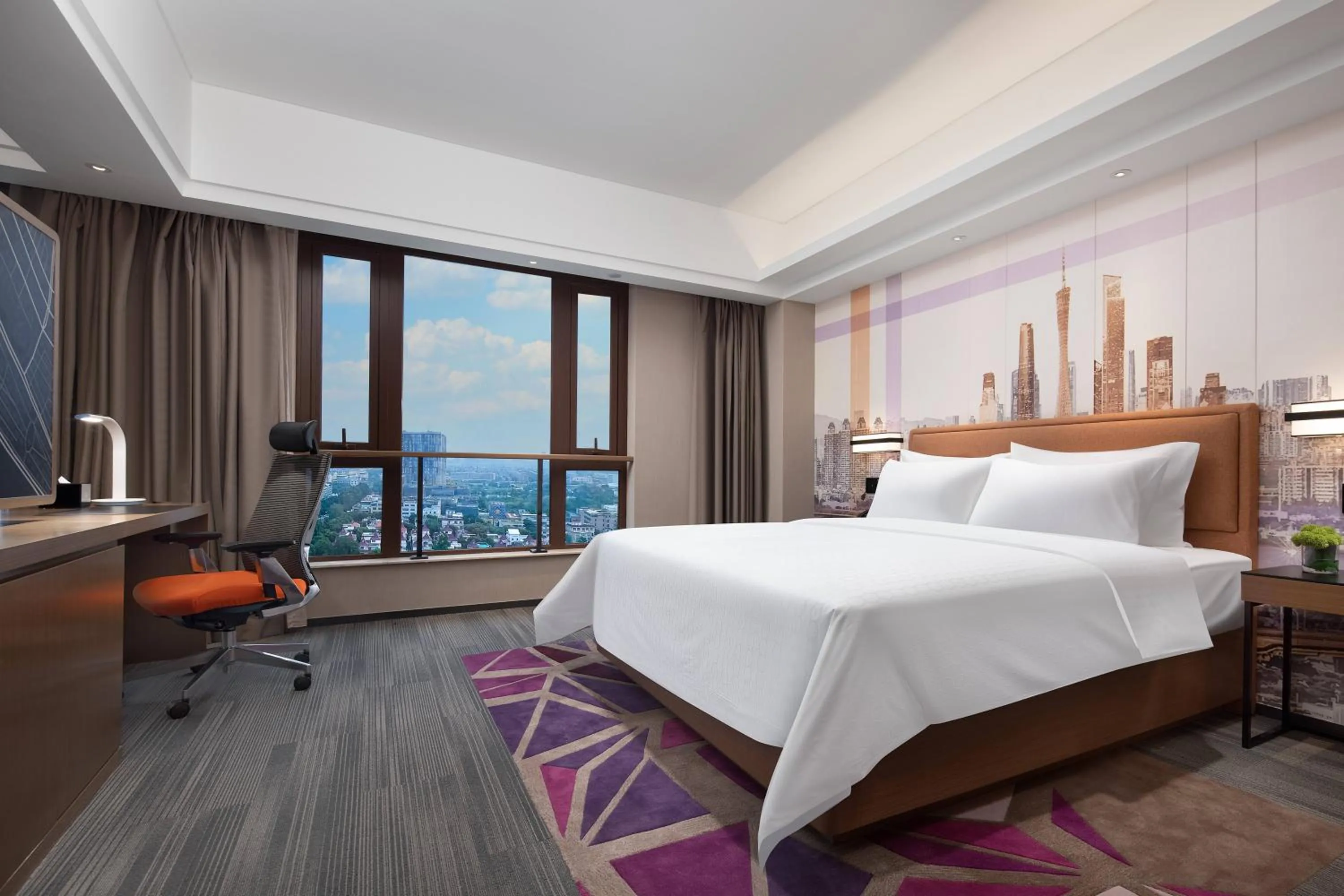 Bedroom in Hampton by Hilton Guangzhou Luoxi