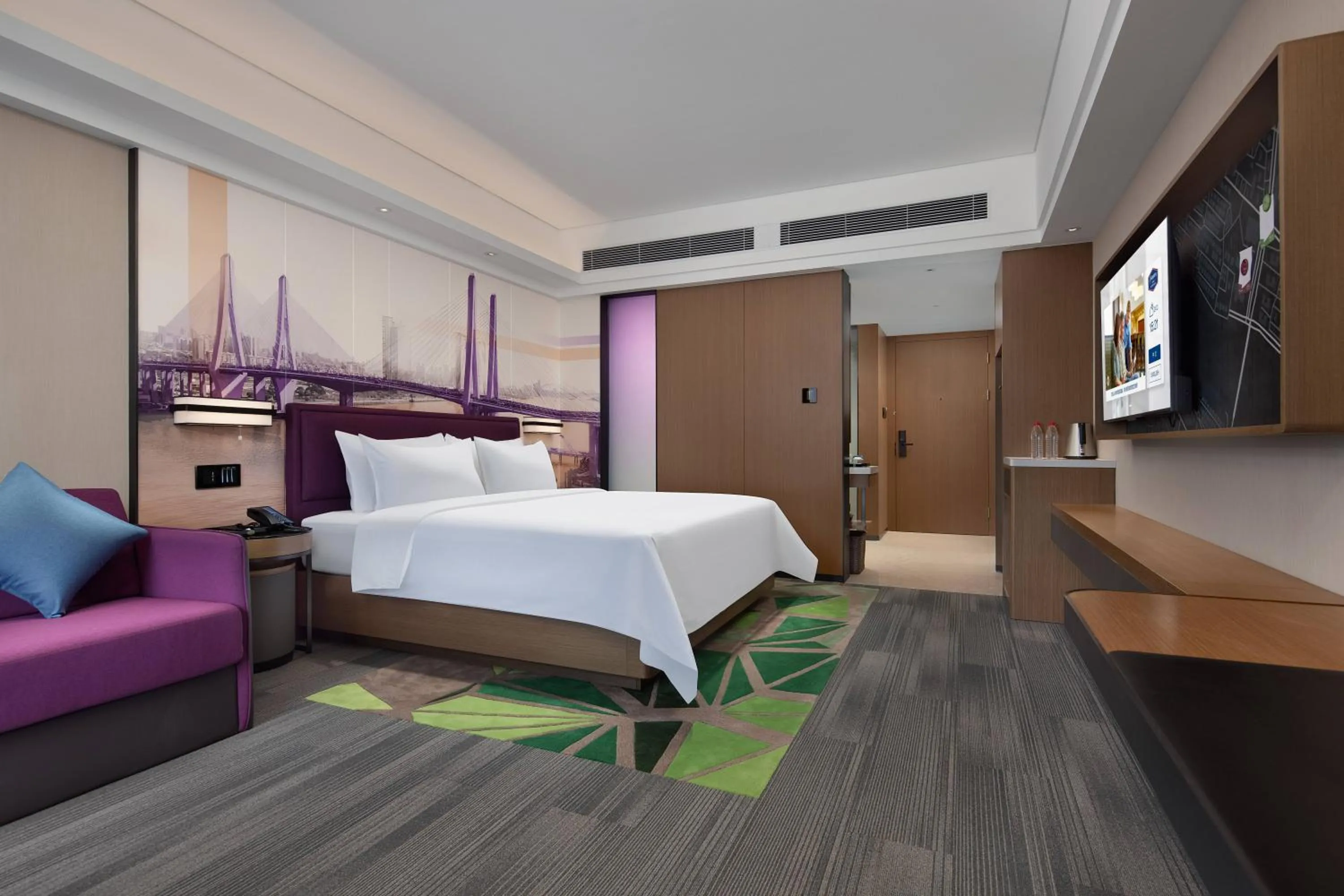 Bedroom in Hampton by Hilton Guangzhou Luoxi