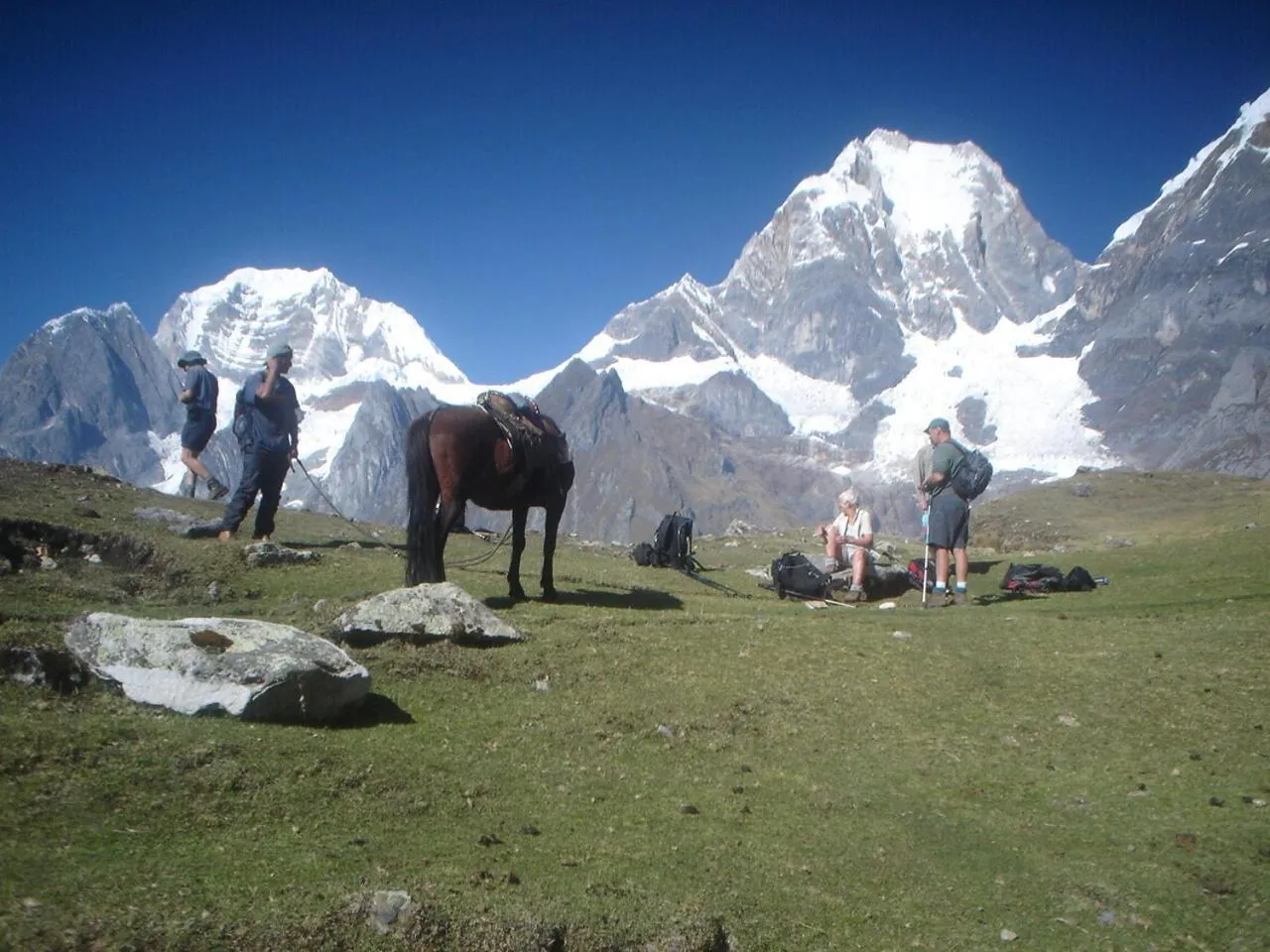 Mountain view in Hotel de Turistas Huaraz