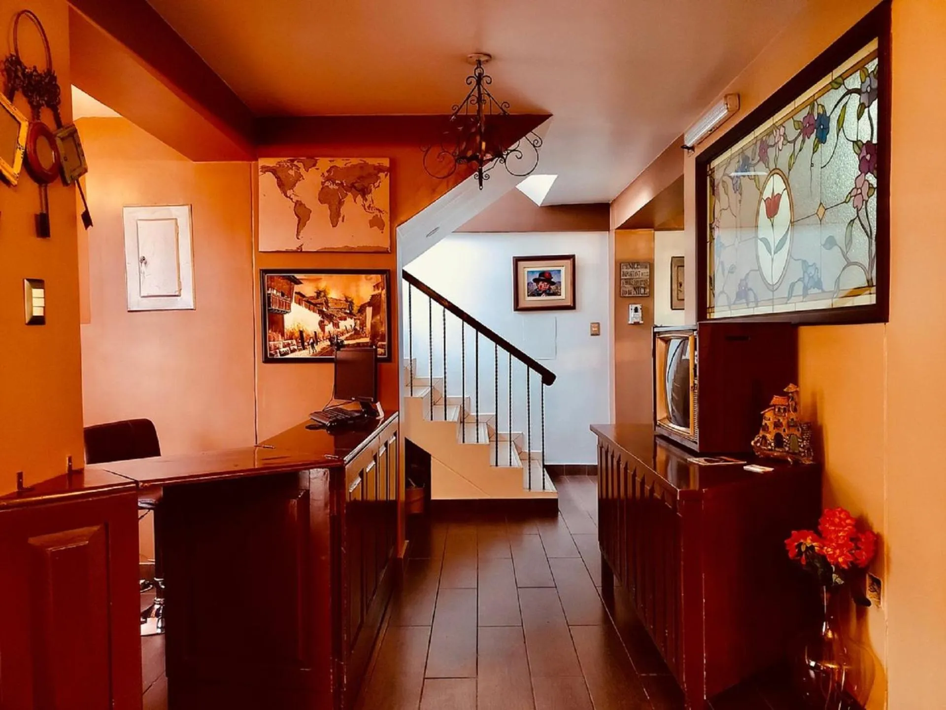 Lobby or reception in Hotel de Turistas Huaraz